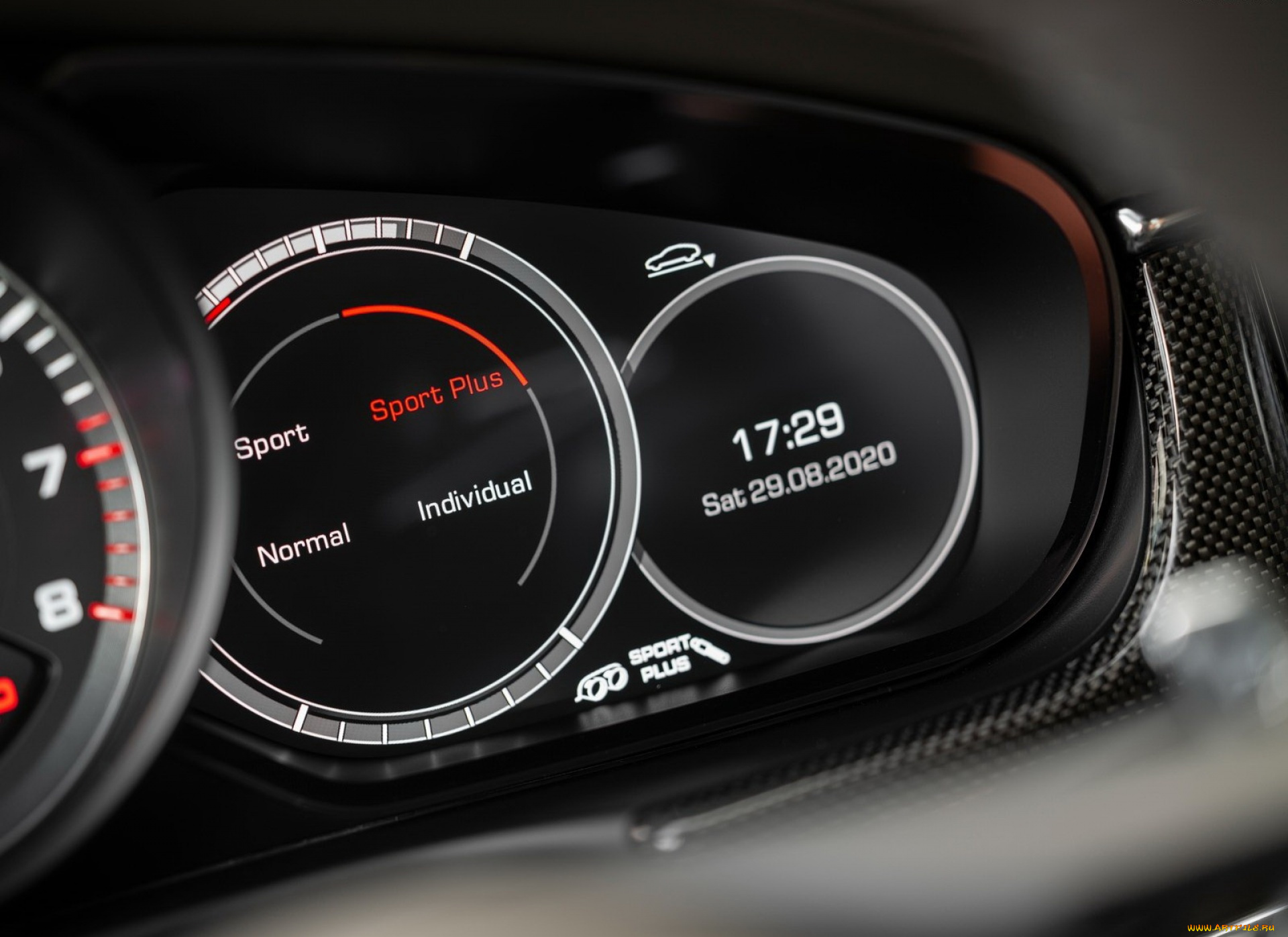 автомобили, спидометры, торпедо, porsche, panamera, turbo, s, 2021, приборная, панель, порше, панамера