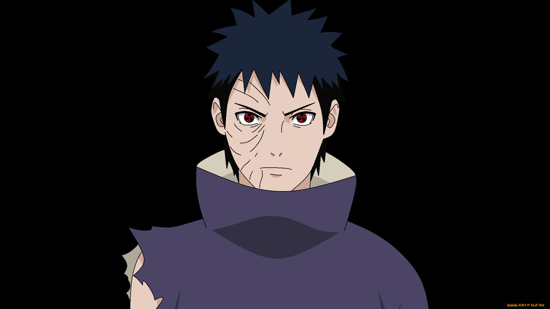 аниме, naruto, обито, учиха