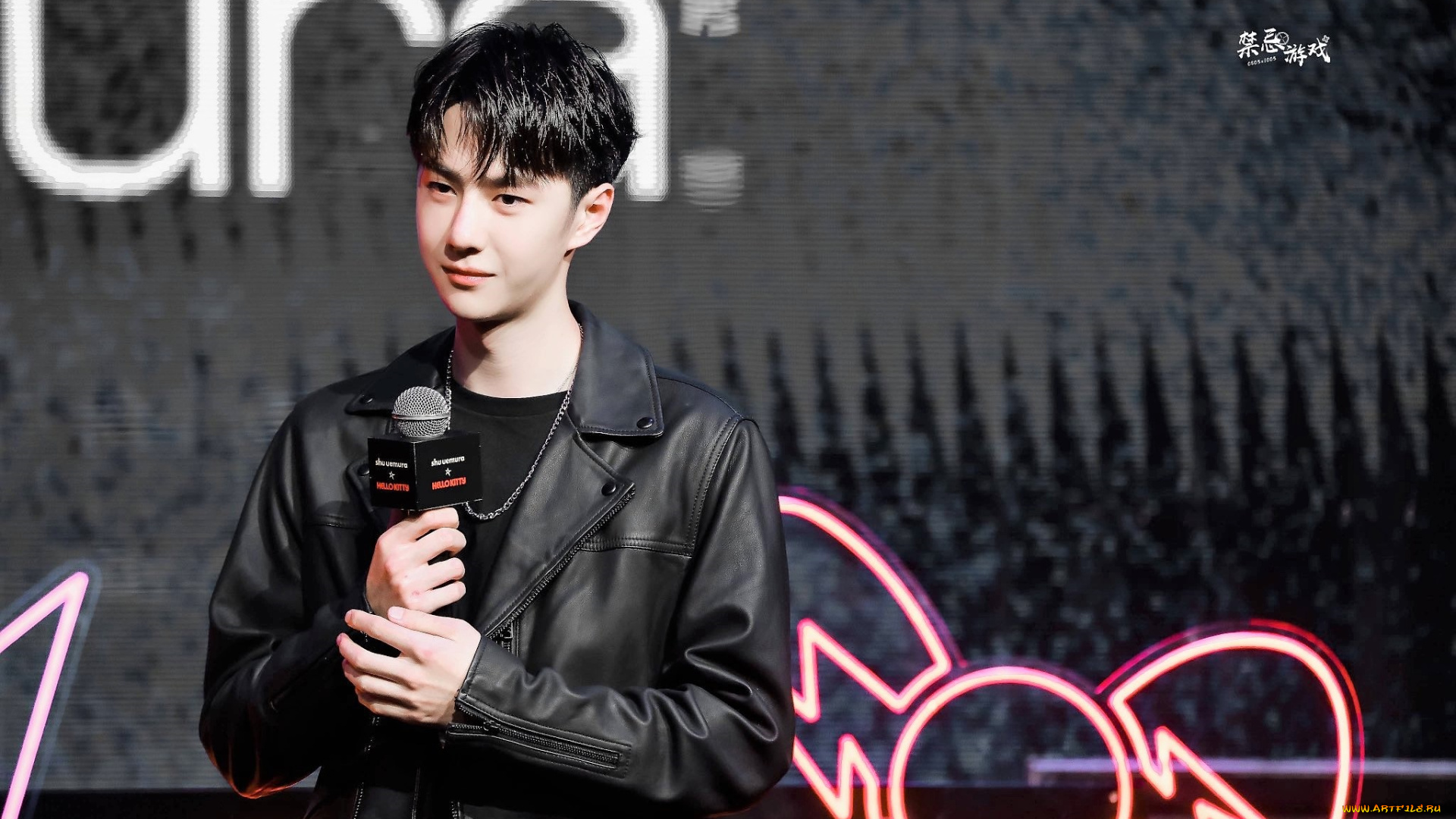 мужчины, wang, yi, bo, актер, куртка, микрофон