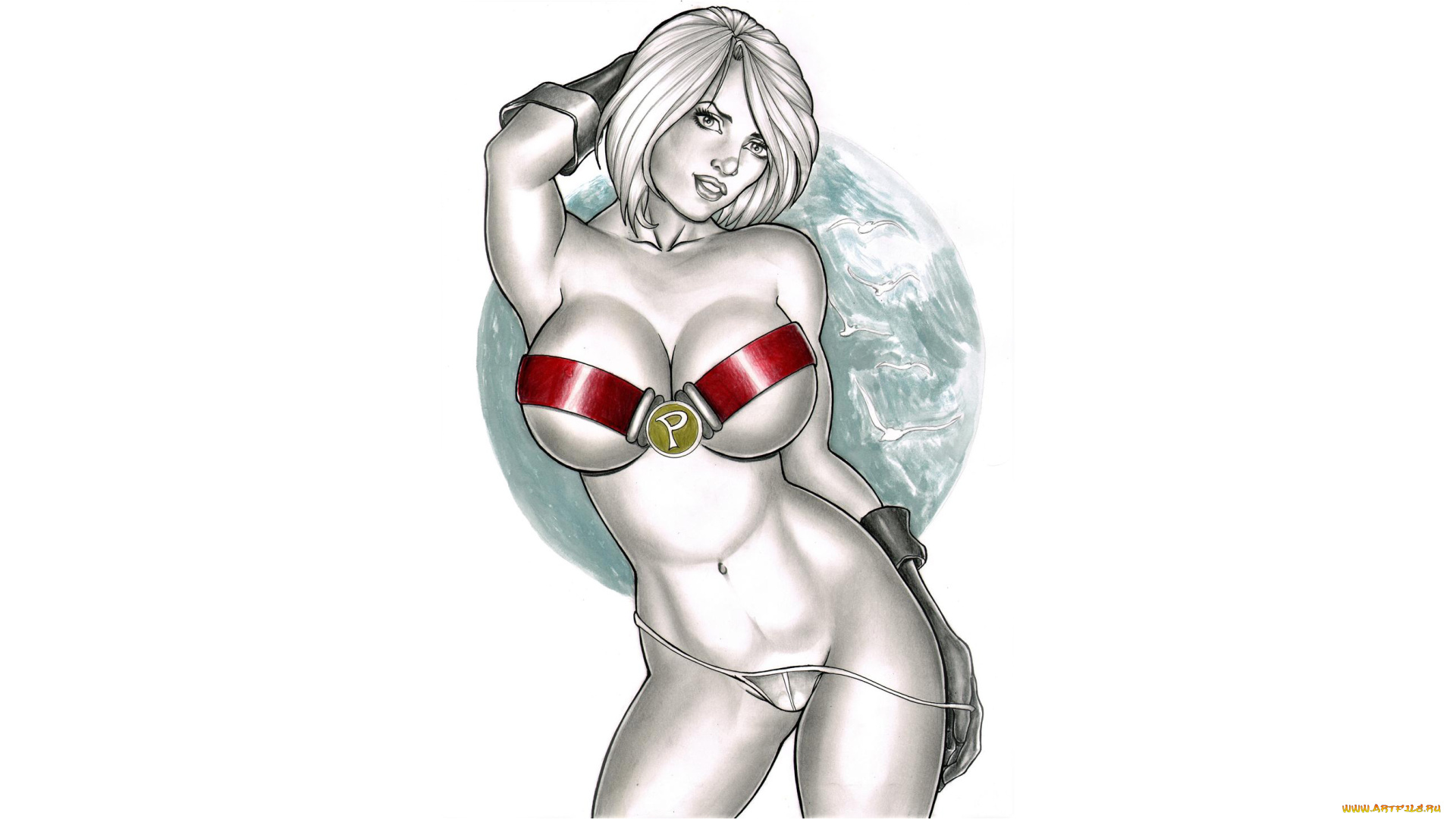 рисованное, elberty, oliveira, девушка, фон, взгляд