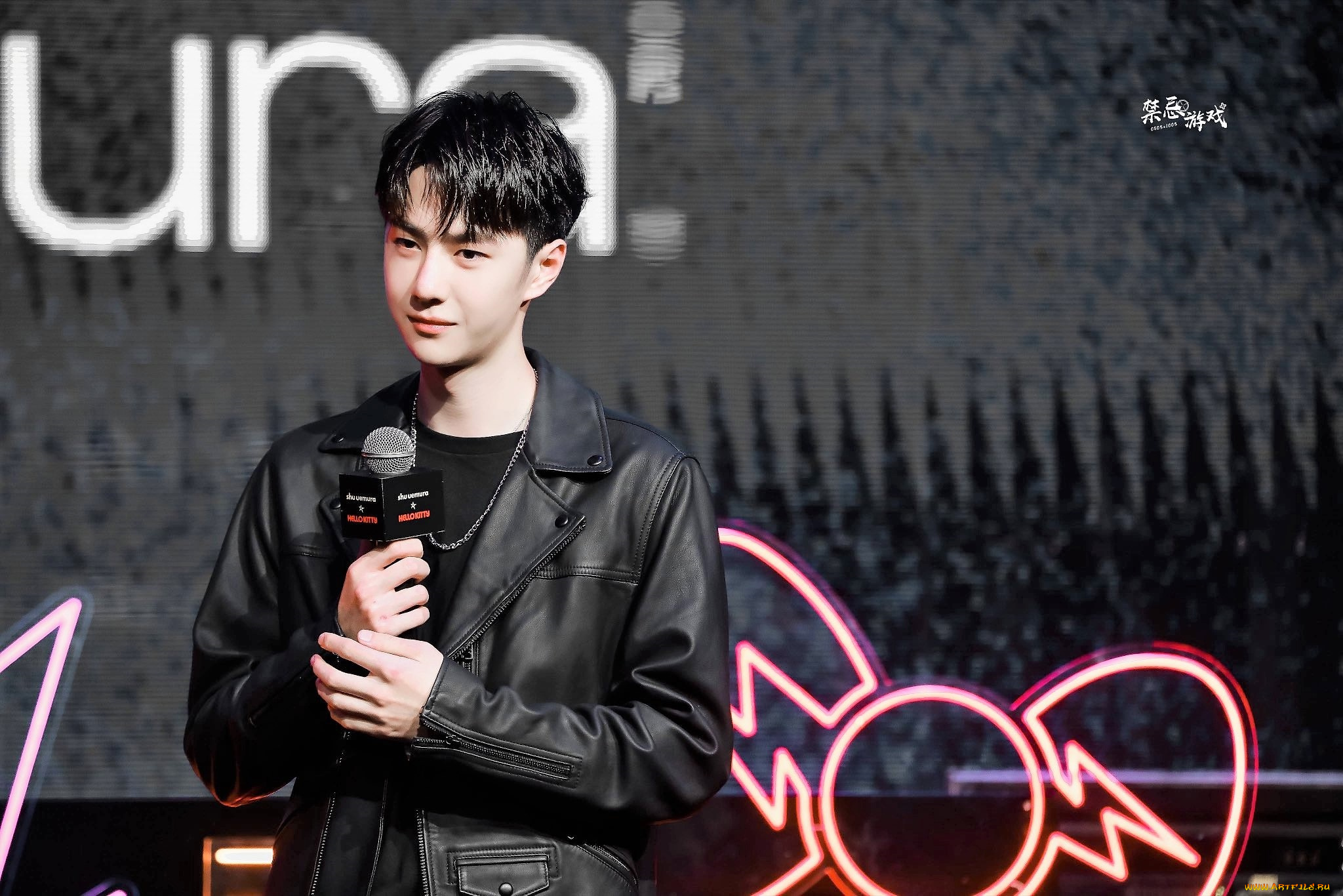 мужчины, wang, yi, bo, актер, куртка, микрофон