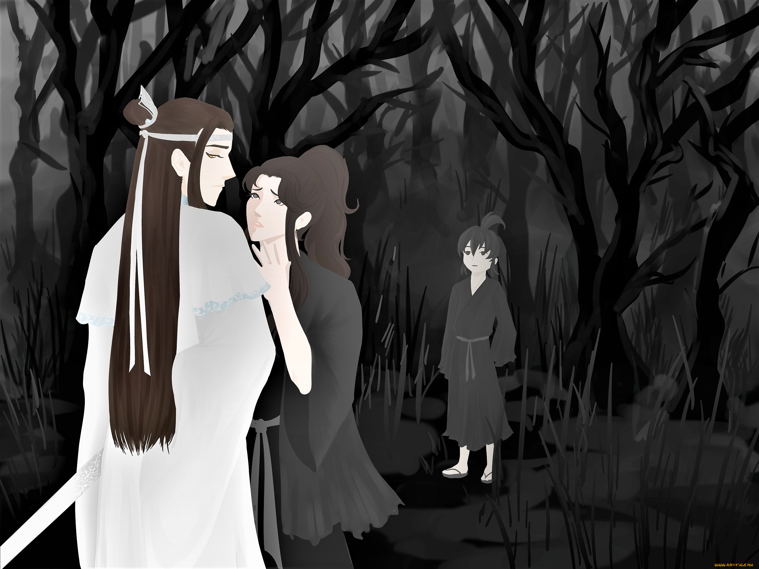 аниме, mo, dao, zu, shi, вэй, усянь, лань, ванцзы, ребенок