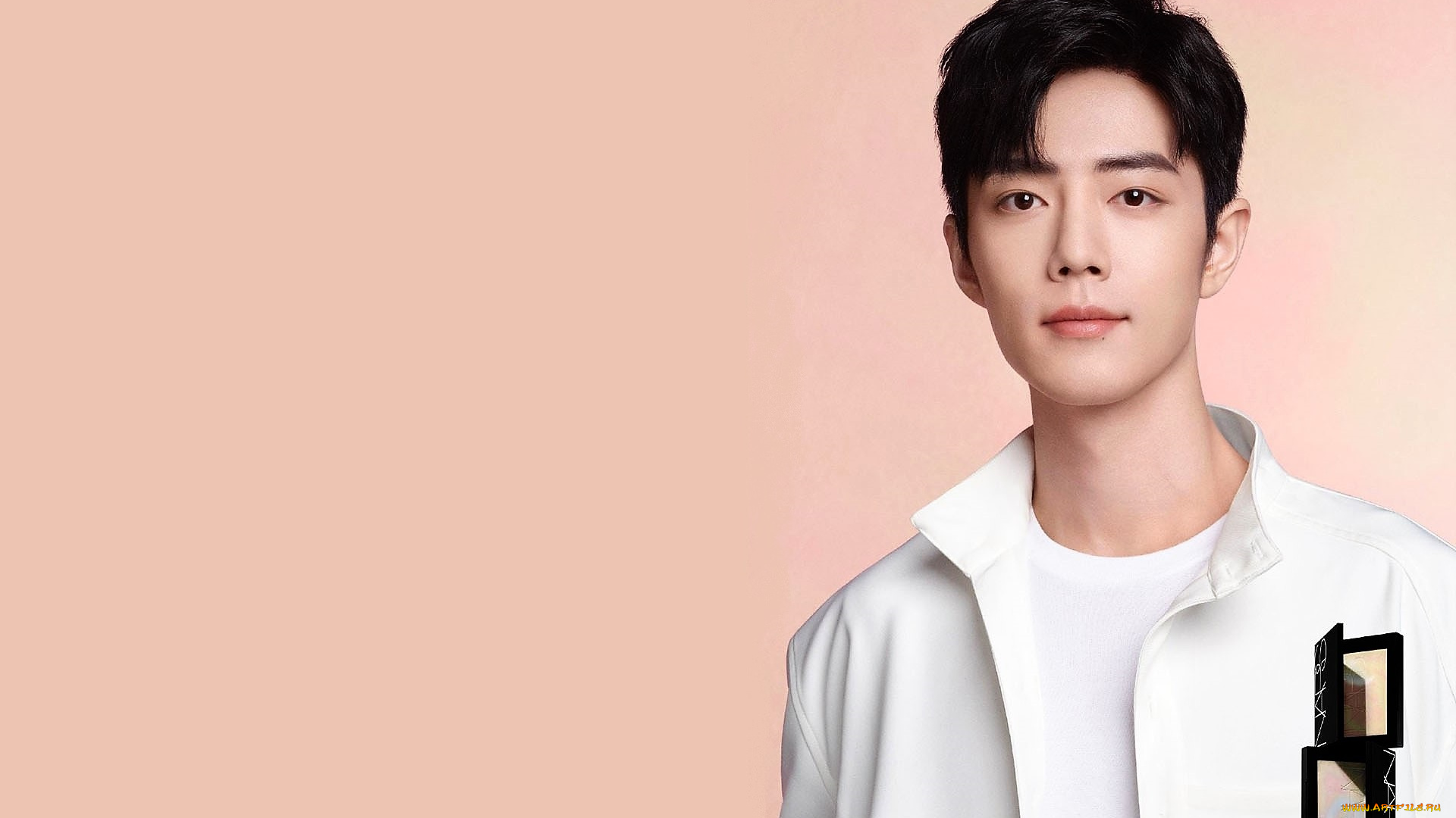 мужчины, xiao, zhan, актер, рубашка, косметика