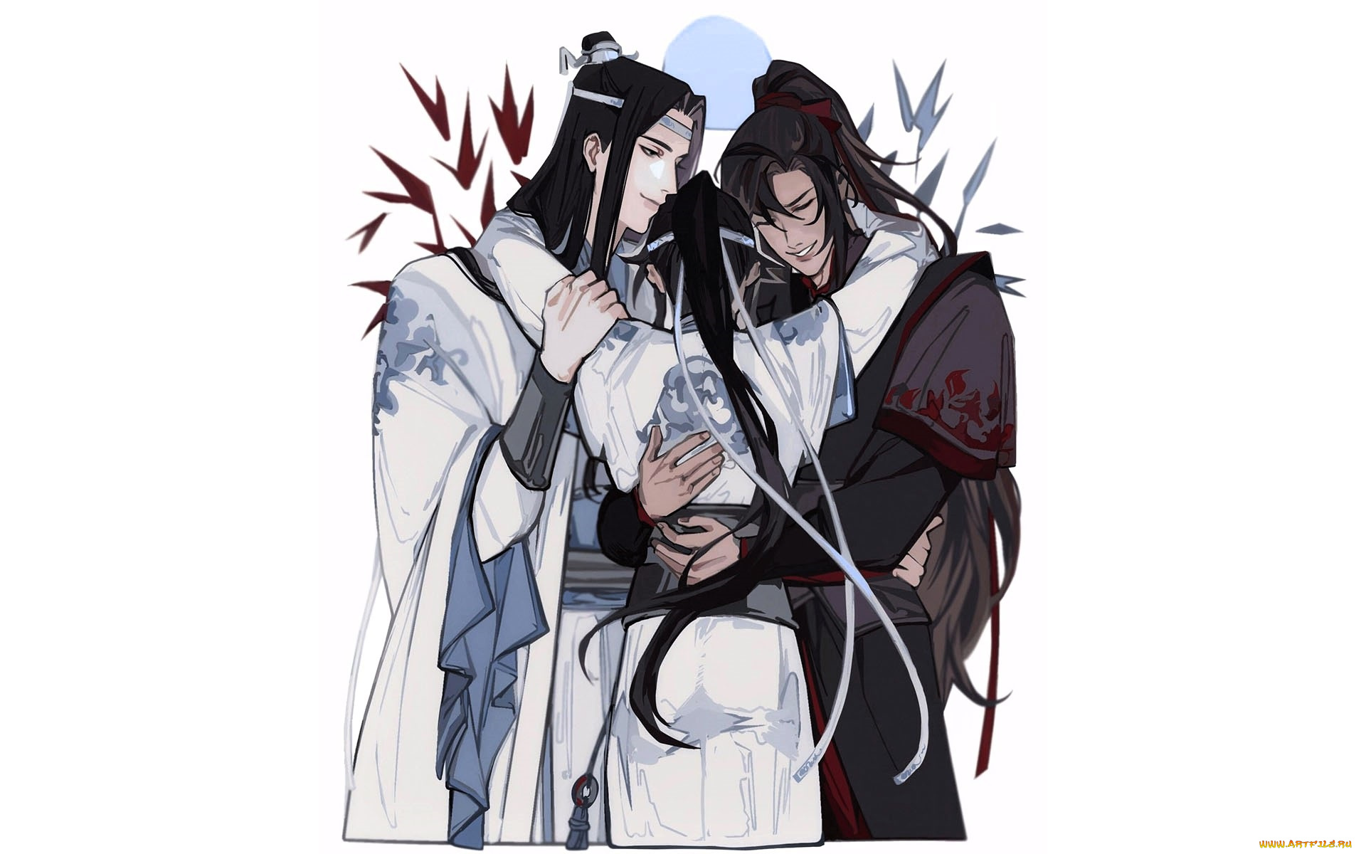 аниме, mo, dao, zu, shi, лань, ванцзи, вэй, усянь, сычжуй