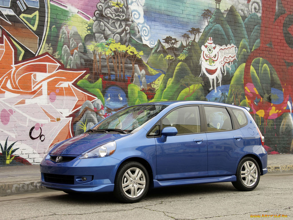 honda, fit, sport, автомобили