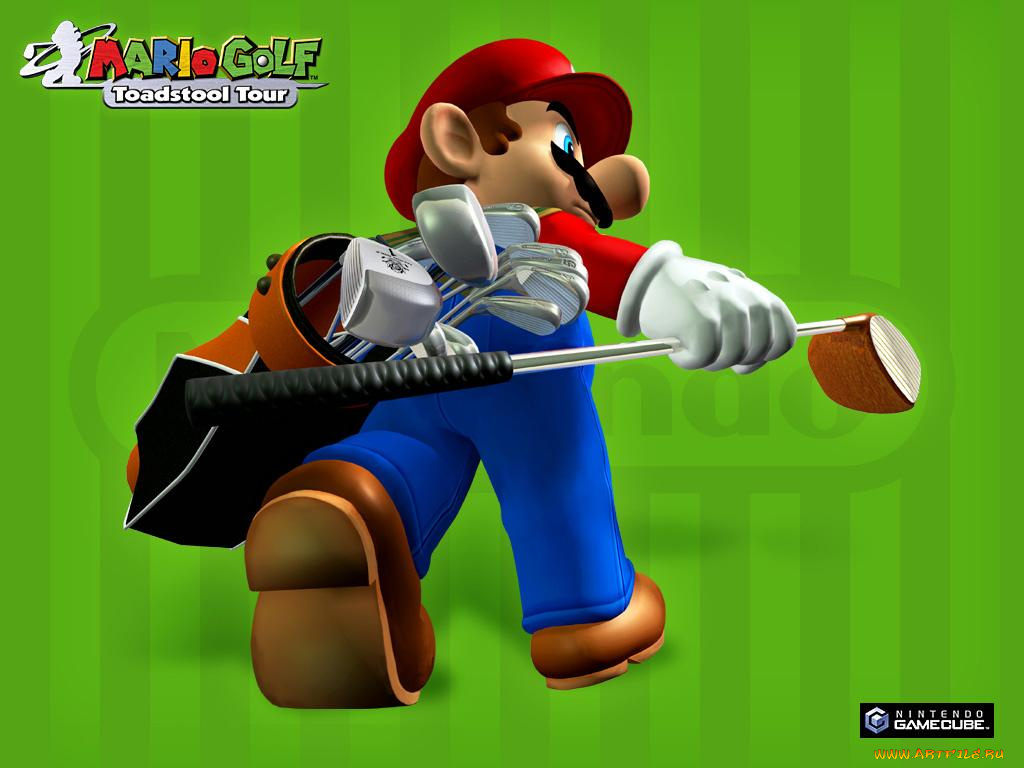 mario, golf, toadstool, tour, видео, игры