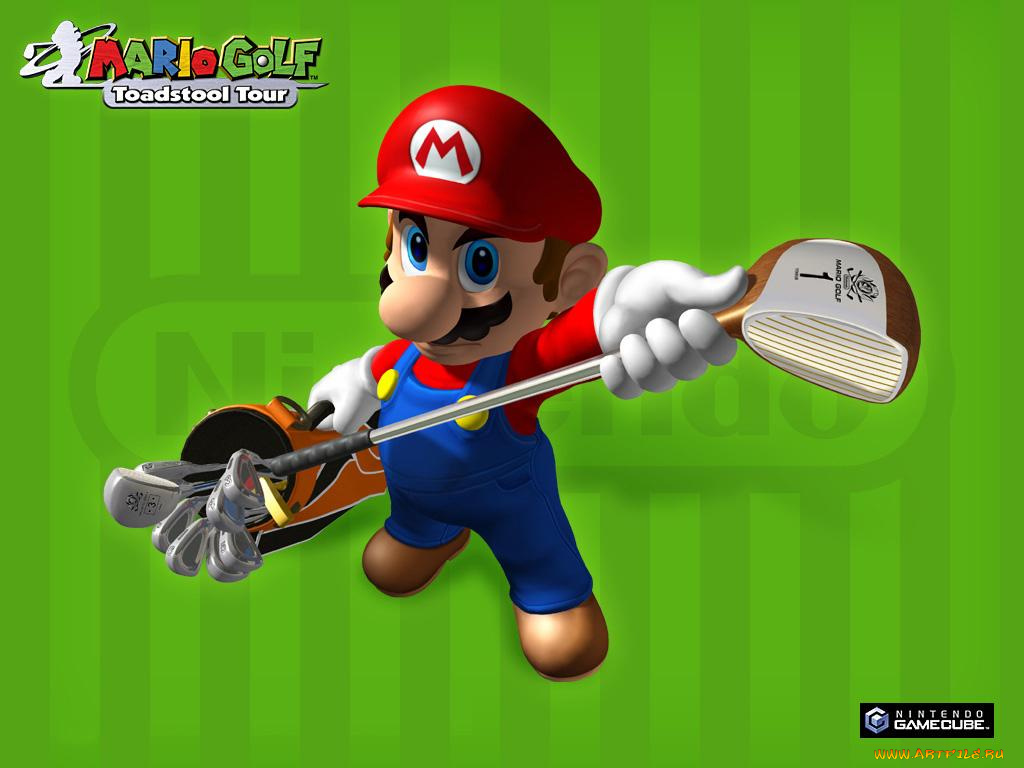 mario, golf, toadstool, tour, видео, игры
