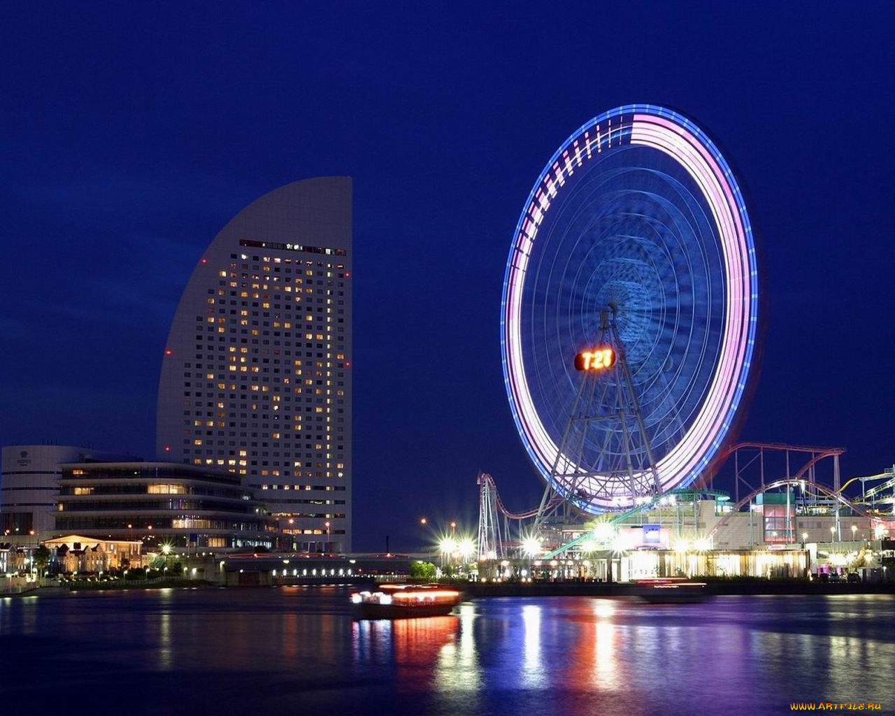 города, йокогама, Япония