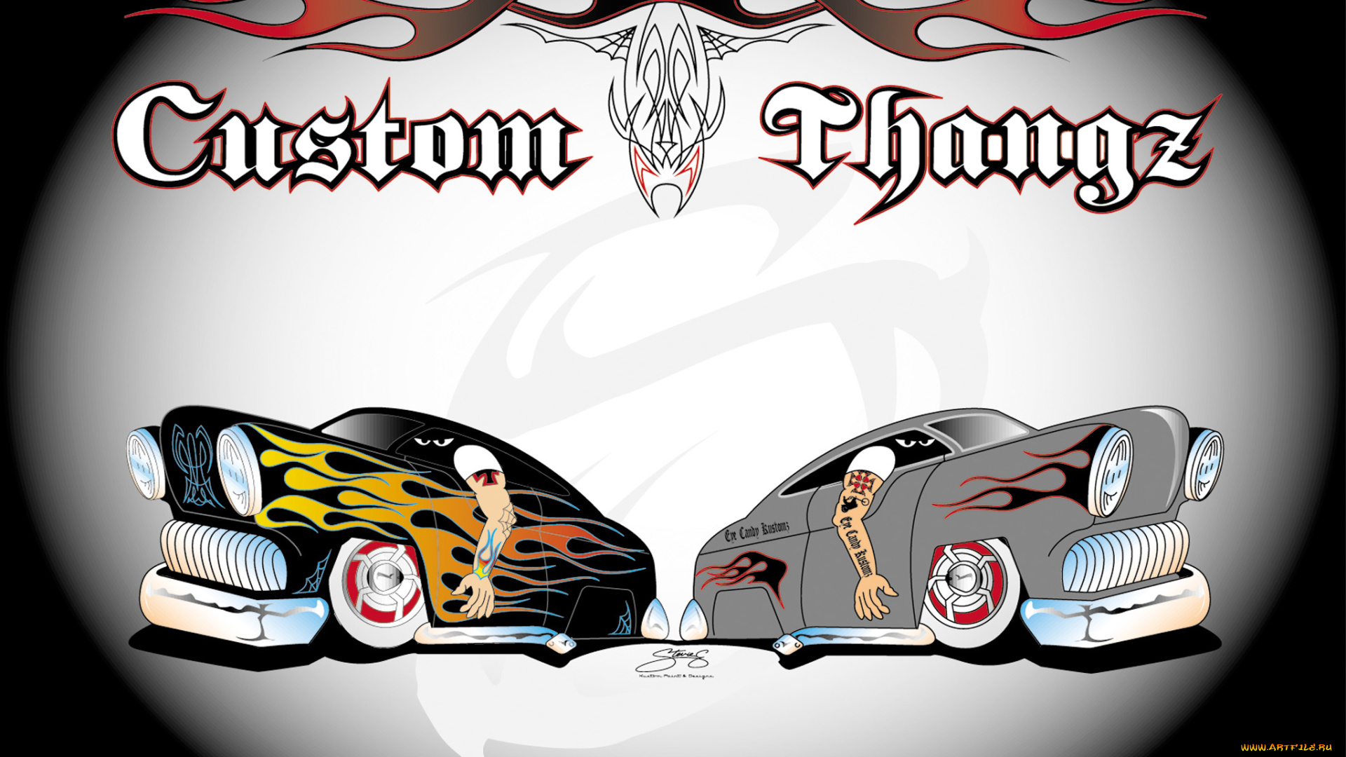 автомобили, векторная, графика