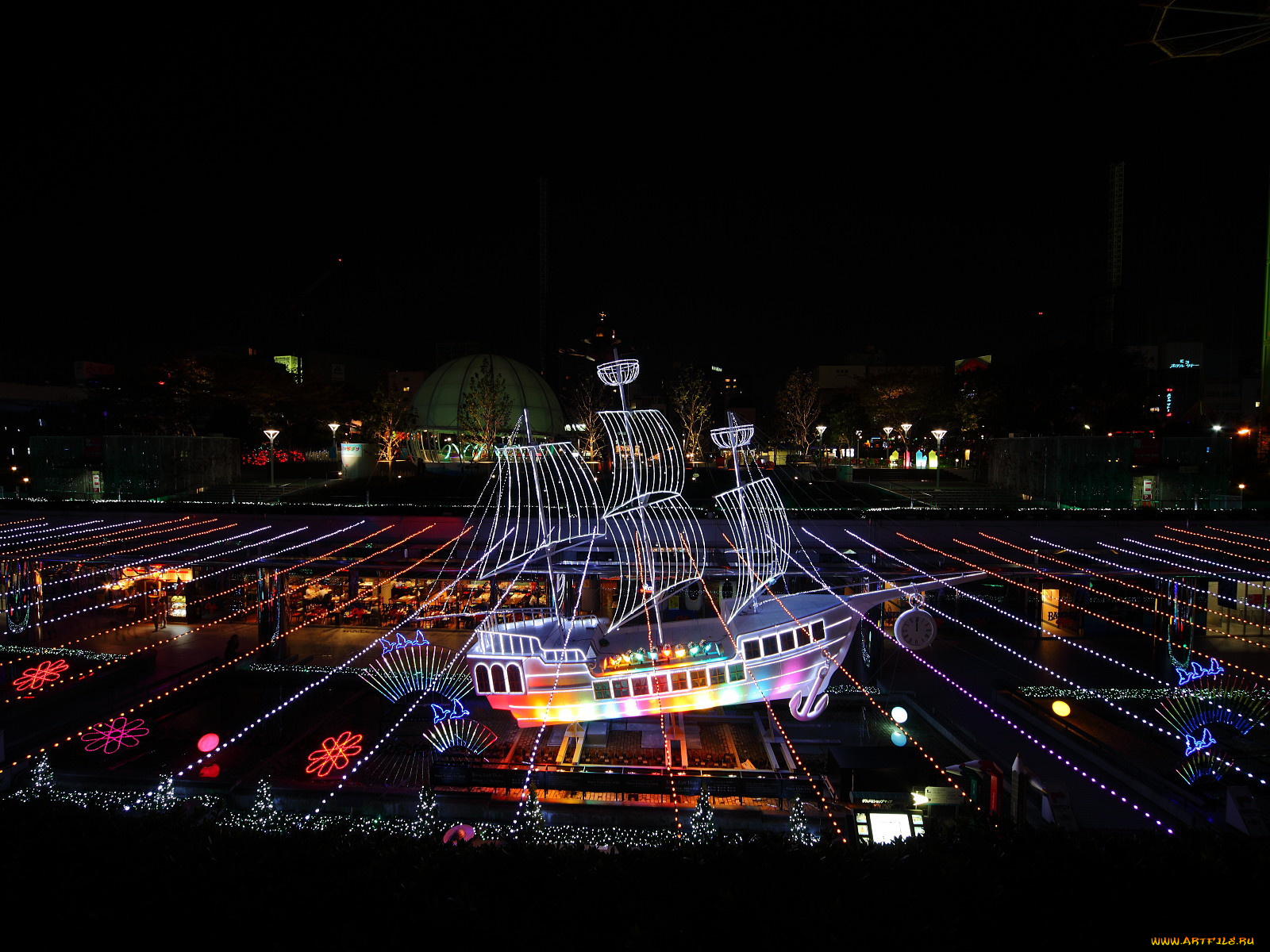 праздничные, новогодние, пейзажи