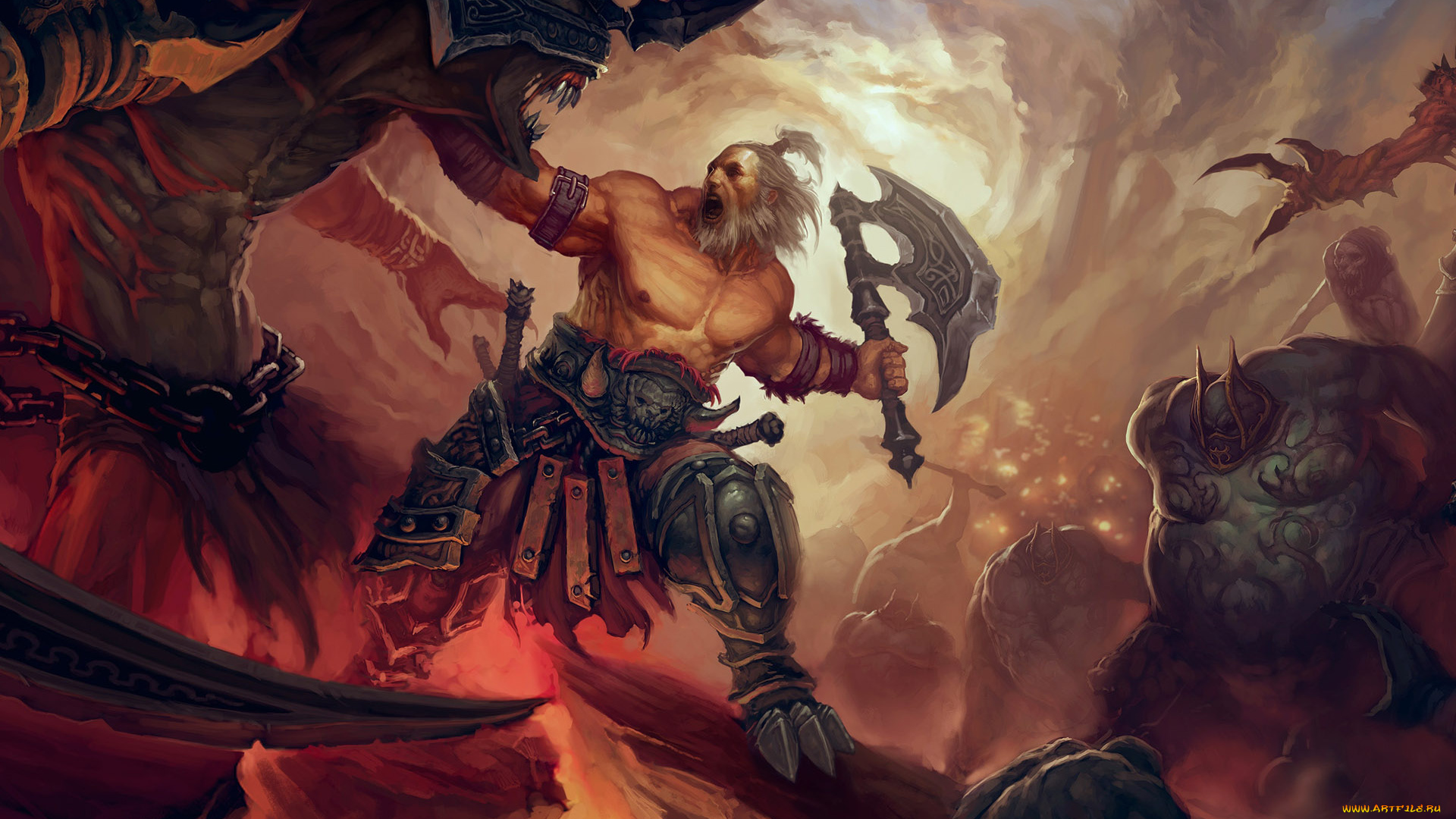 diablo, iii, видео, игры