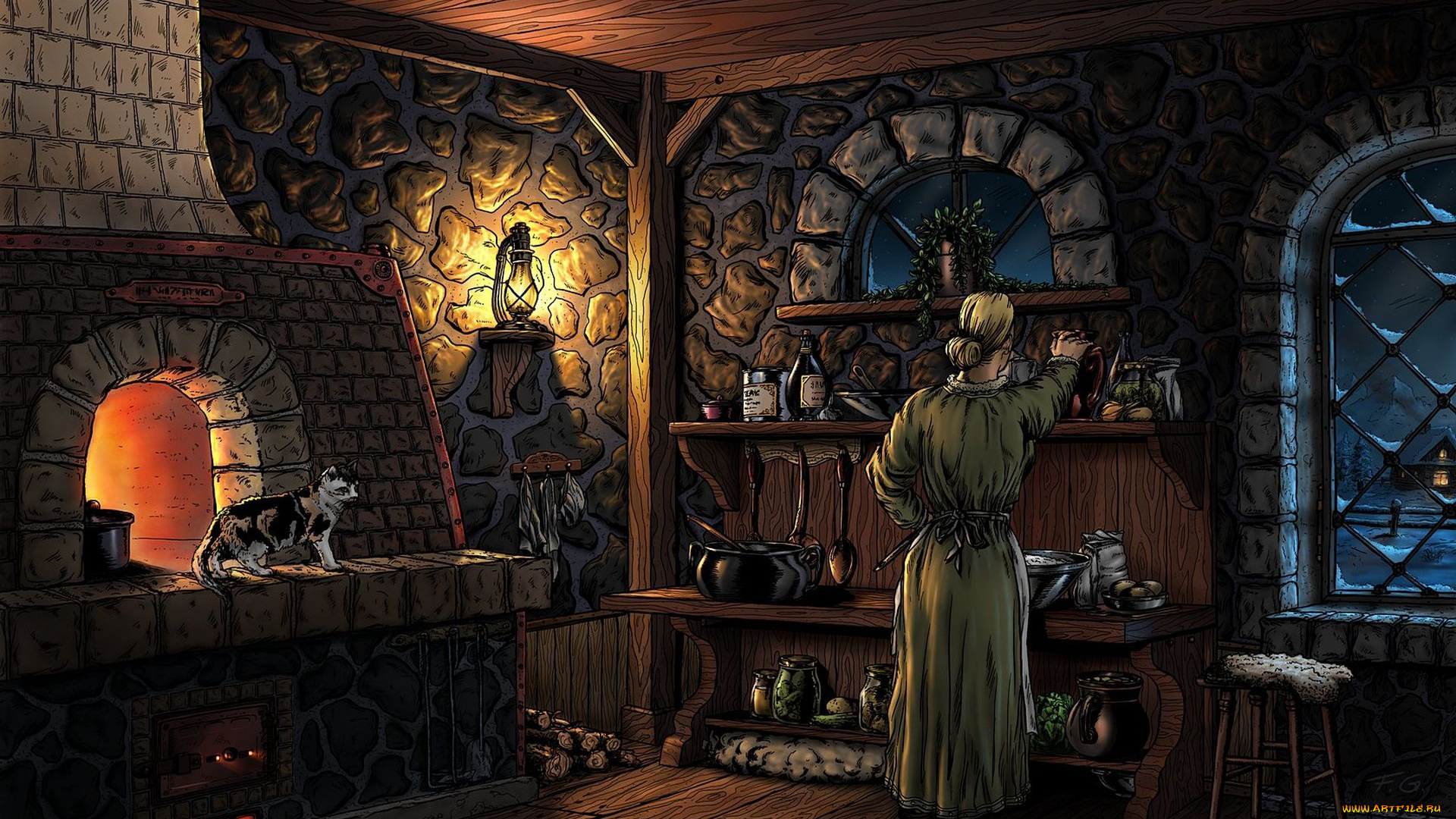 рисованные