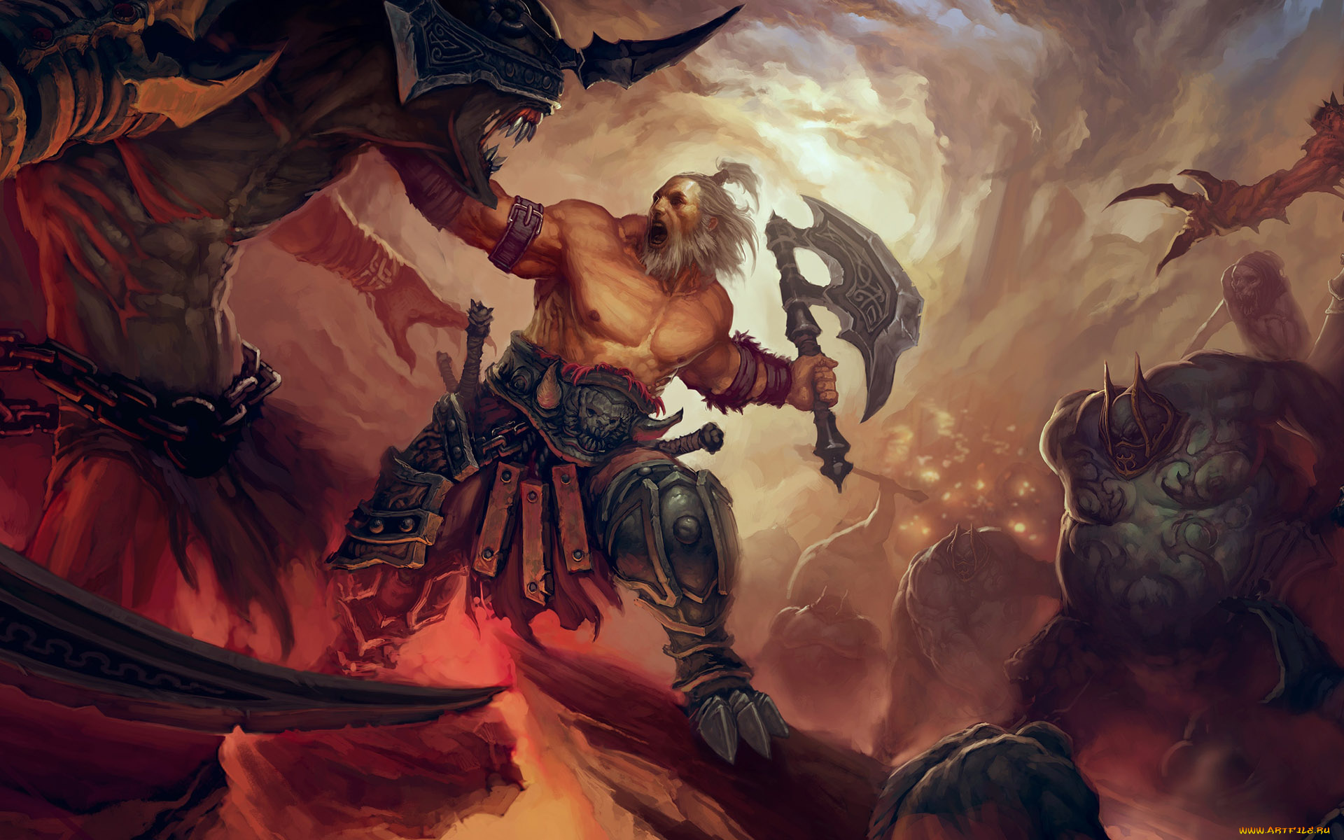 diablo, iii, видео, игры