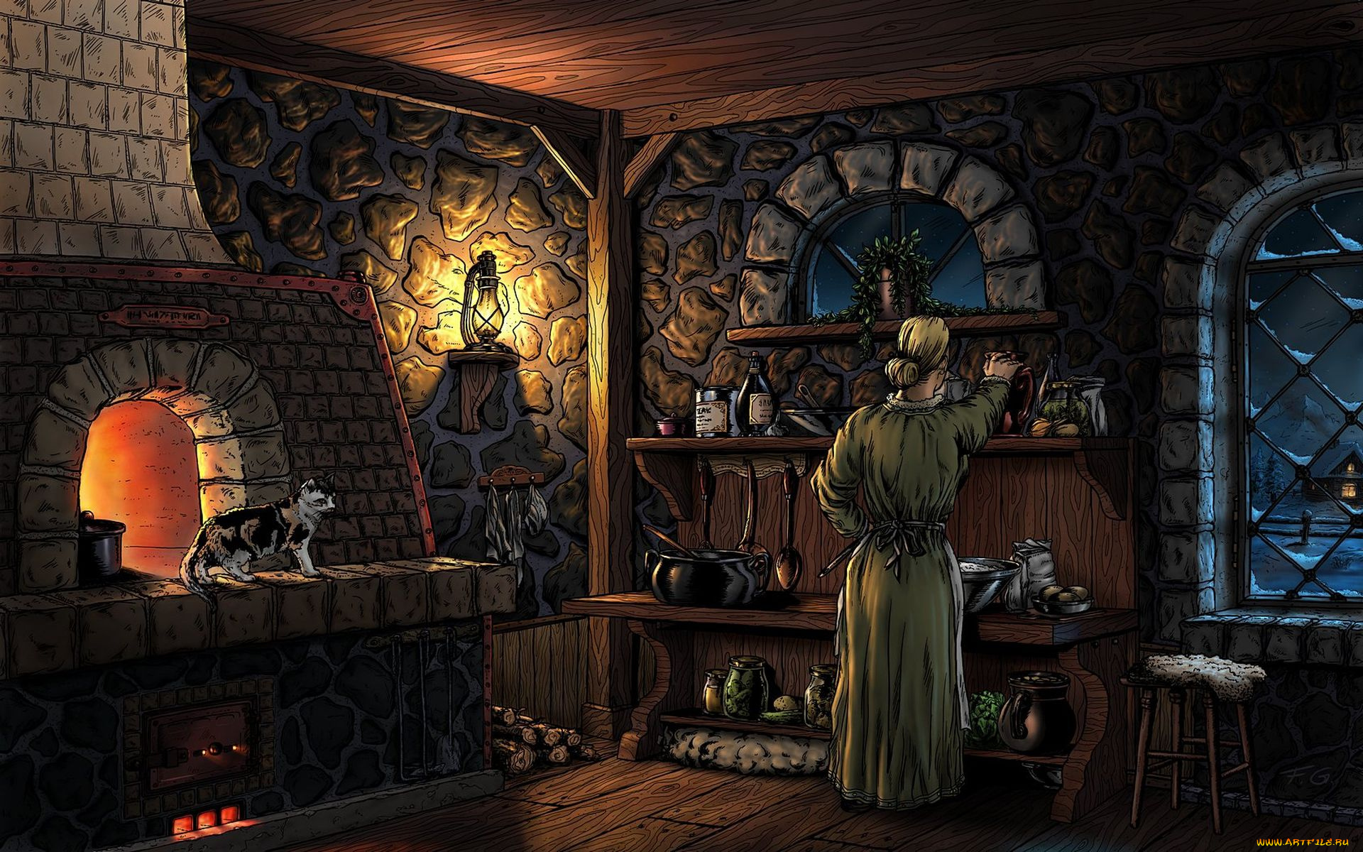 рисованные