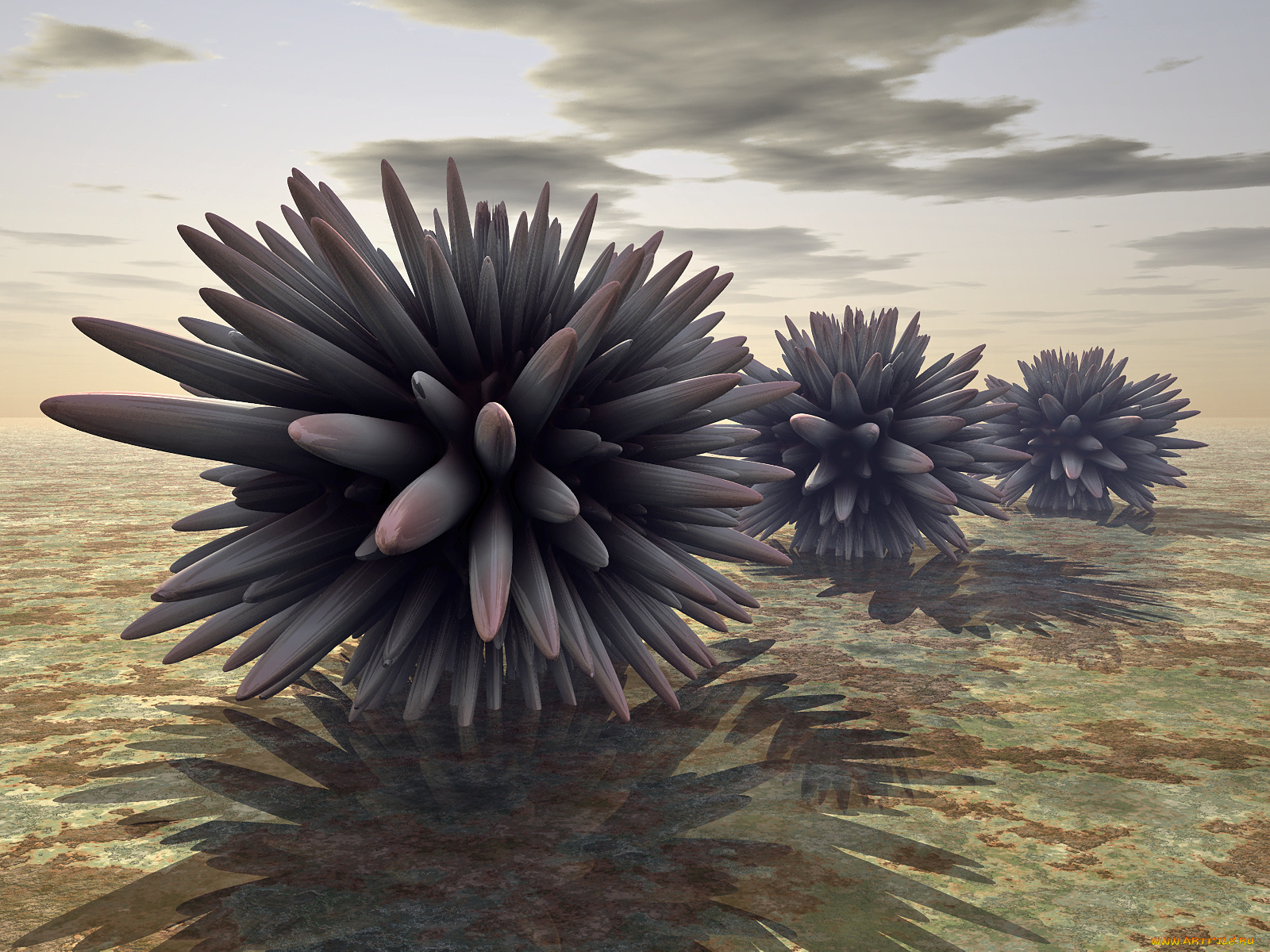 3д, графика, abstract, абстракции, облака