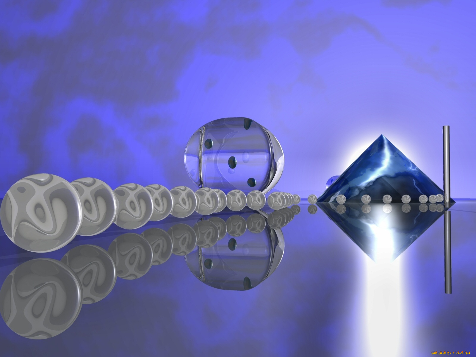 3д, графика, другое, шары