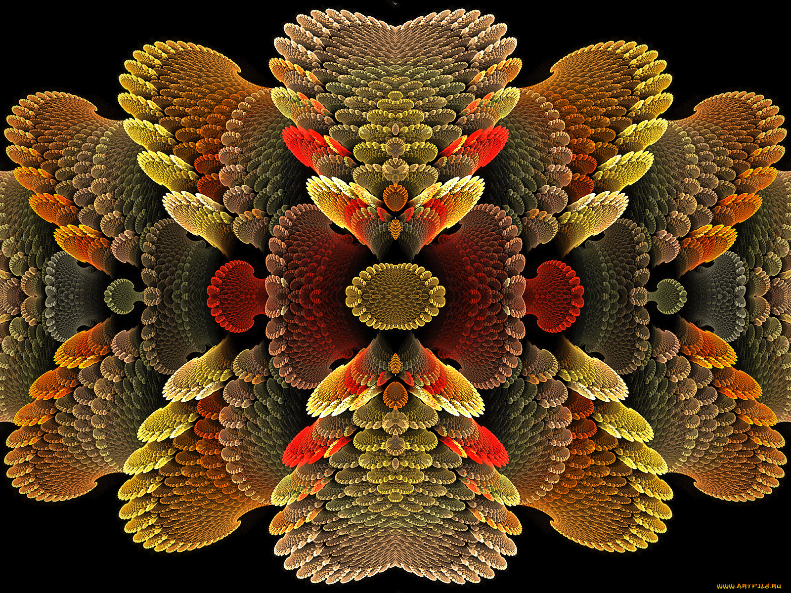 3д, графика, fractal, фракталы, абстракция, узор