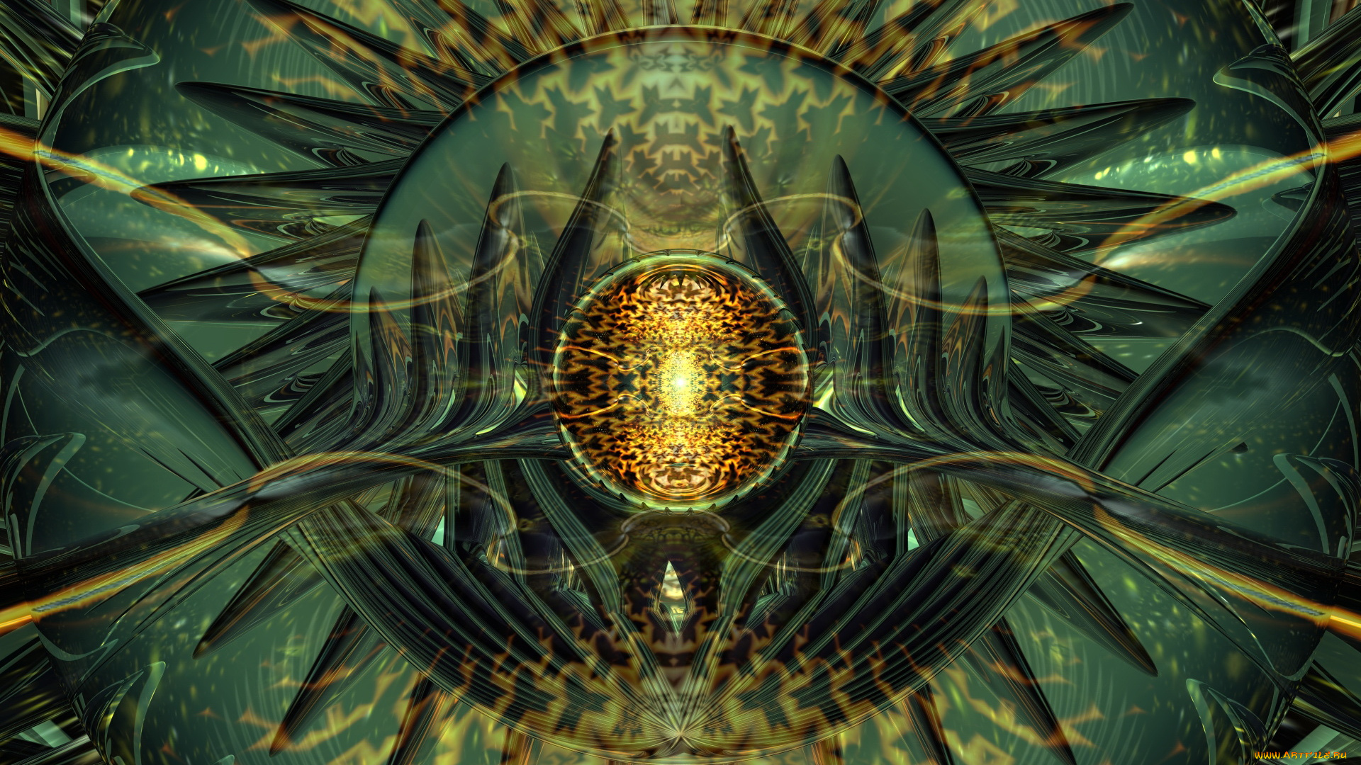 3д, графика, fractal, фракталы, абстракция, узор