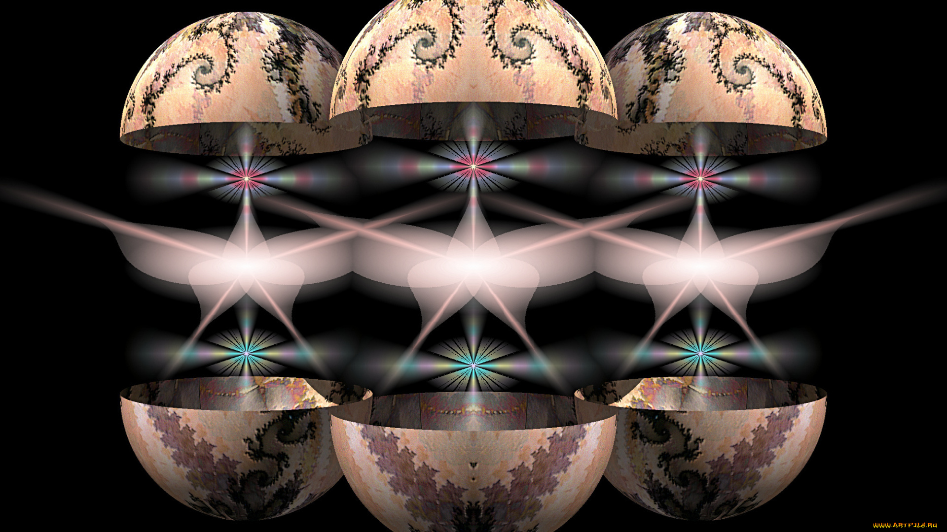 3д, графика, fractal, фракталы, узор, абстракция