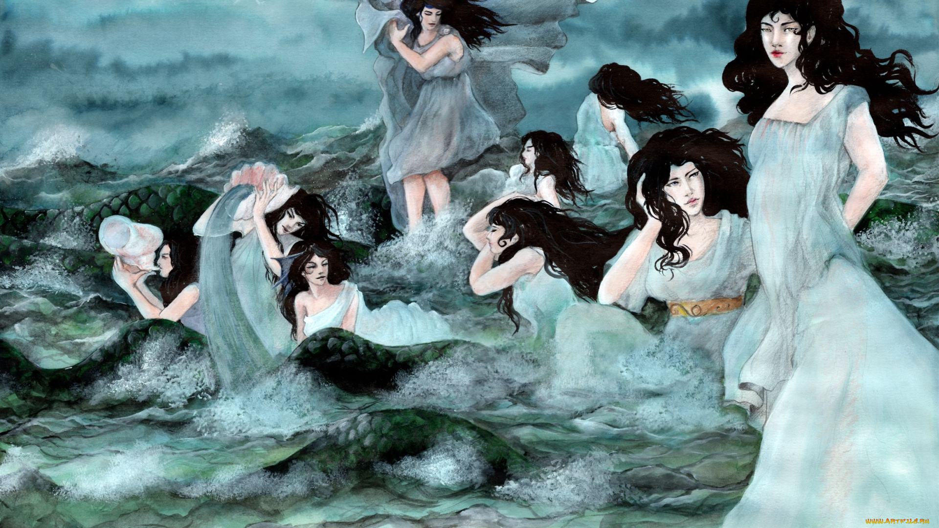 фэнтези, существа, наяды