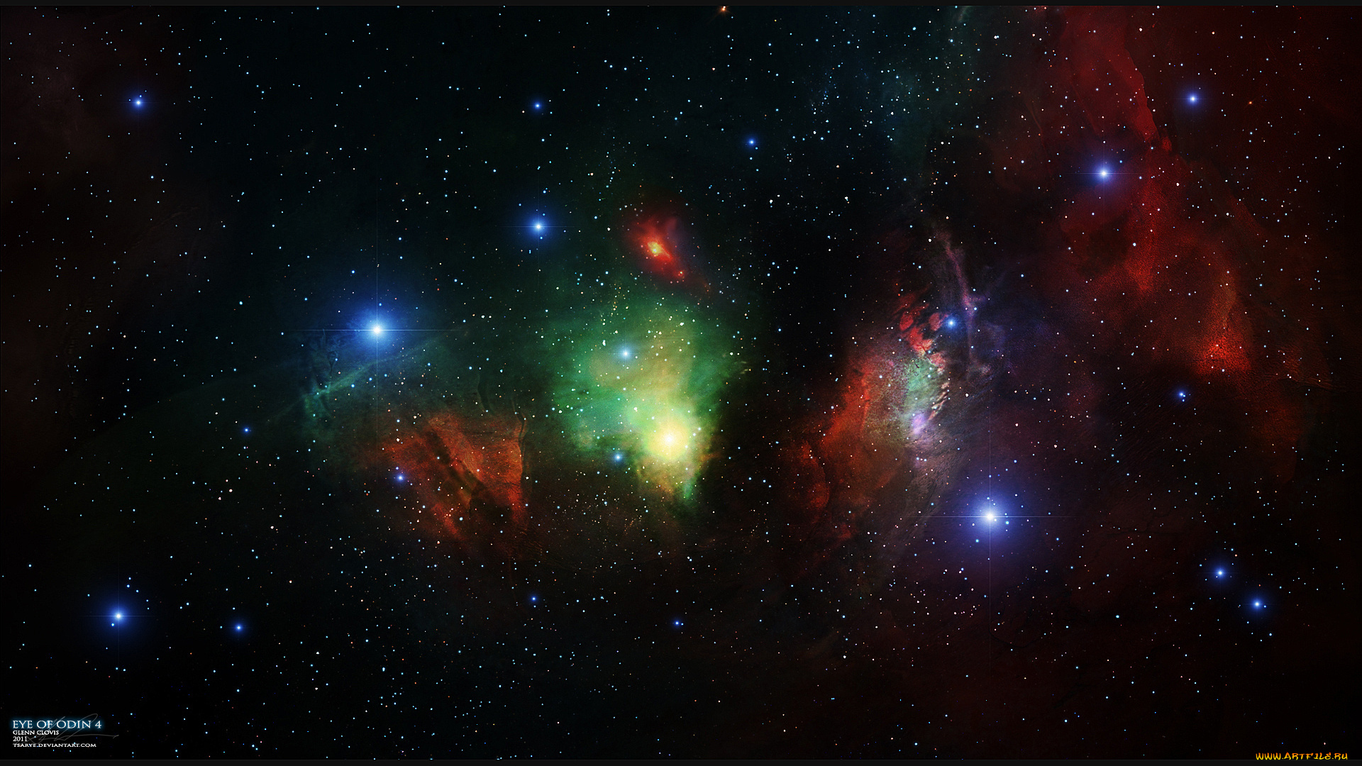 космос, арт, бесконечность, созвездие, туманность, звезды