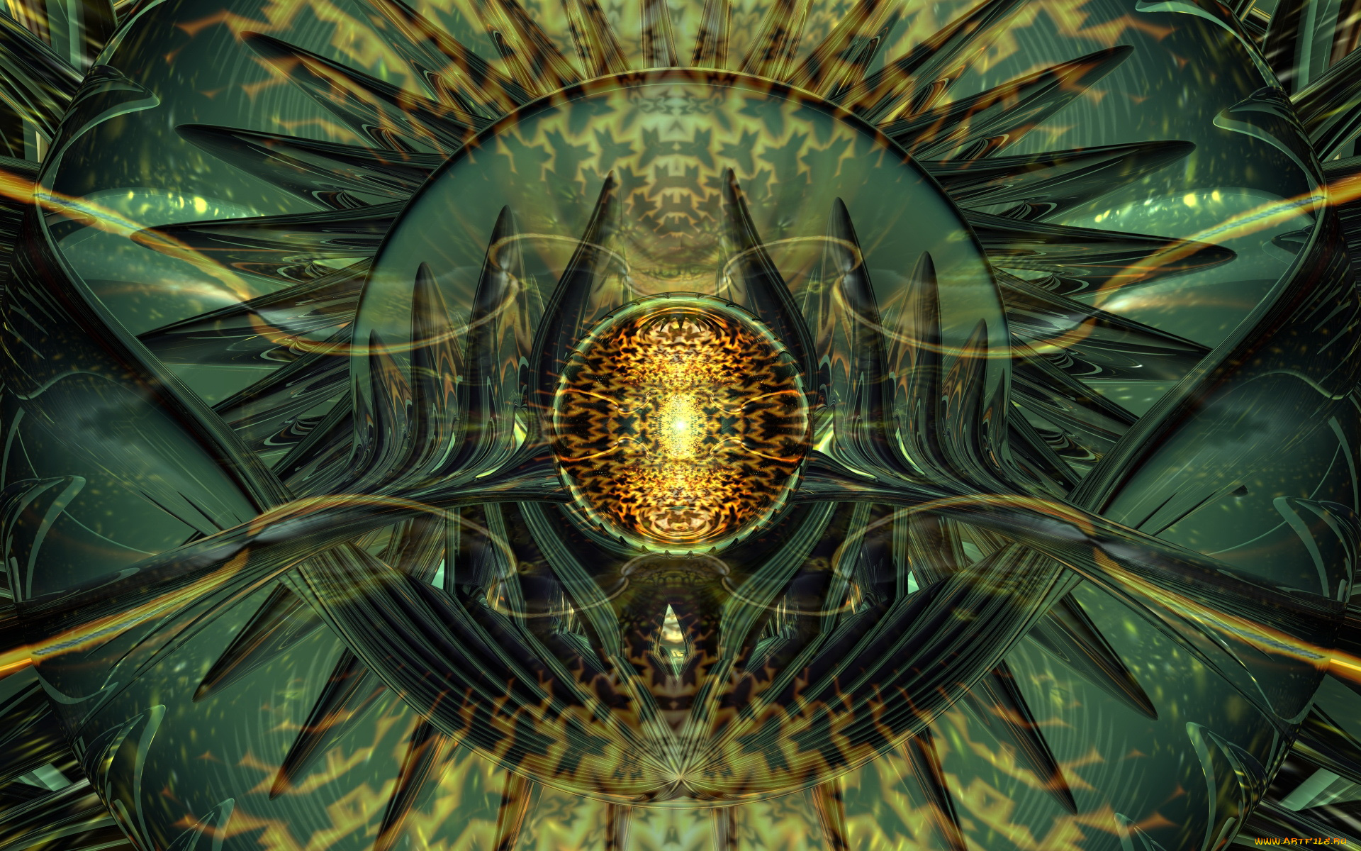 3д, графика, fractal, фракталы, абстракция, узор