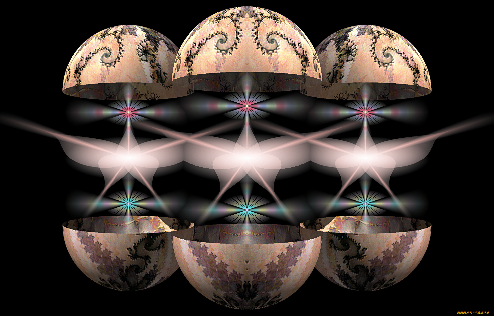 3д, графика, fractal, фракталы, узор, абстракция