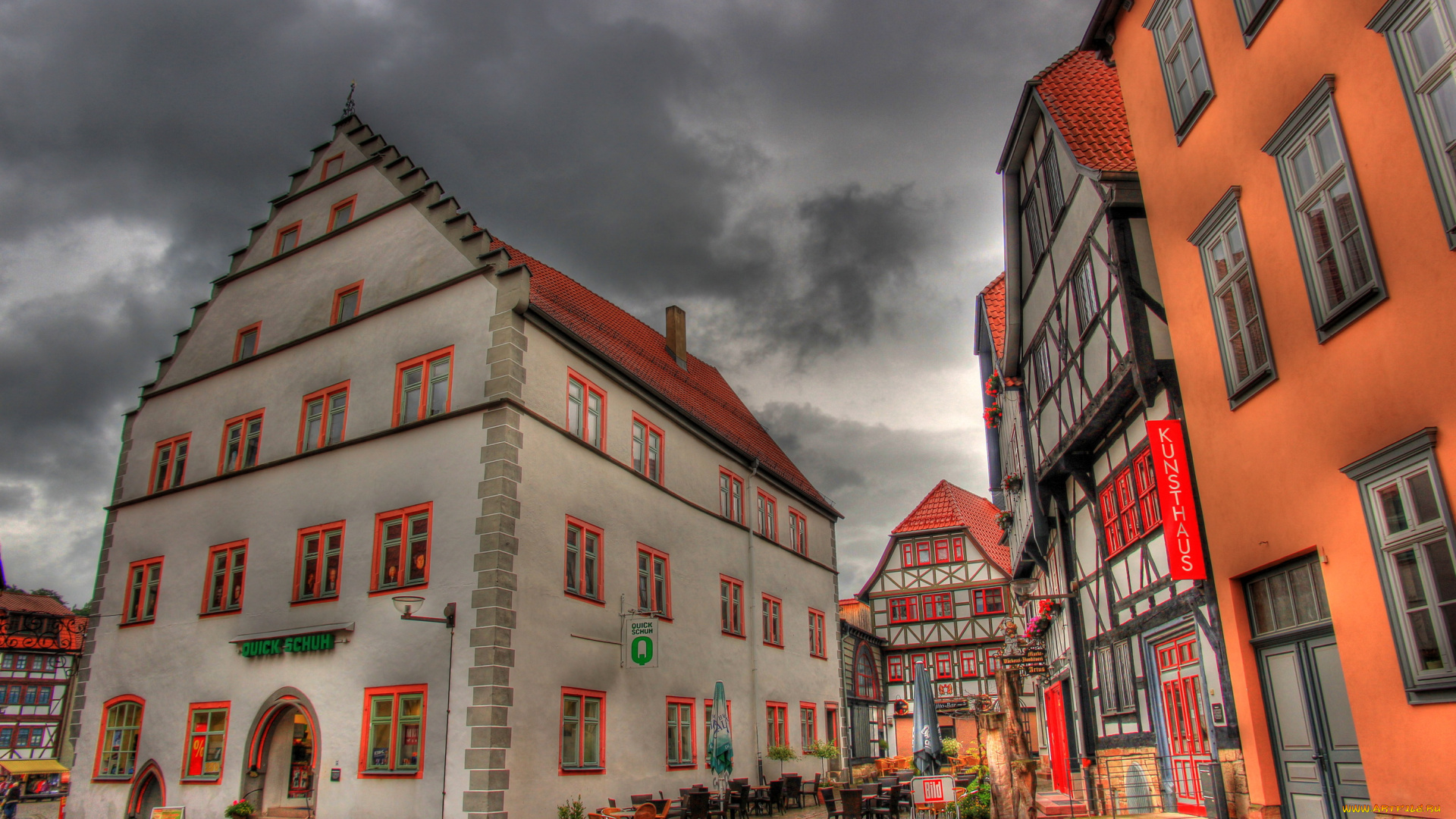 германия, шмалькальден, города, улицы, площади, набережные, улица, дома