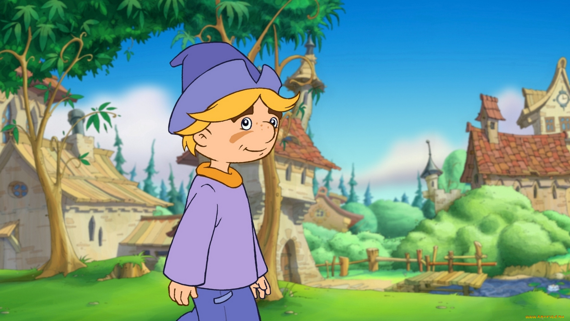 мультфильмы, как, поймать, перо, жар, птицы, мультик