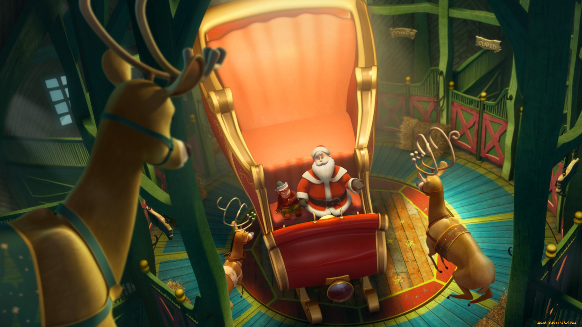мультфильмы, saving, santa, спасти, санту