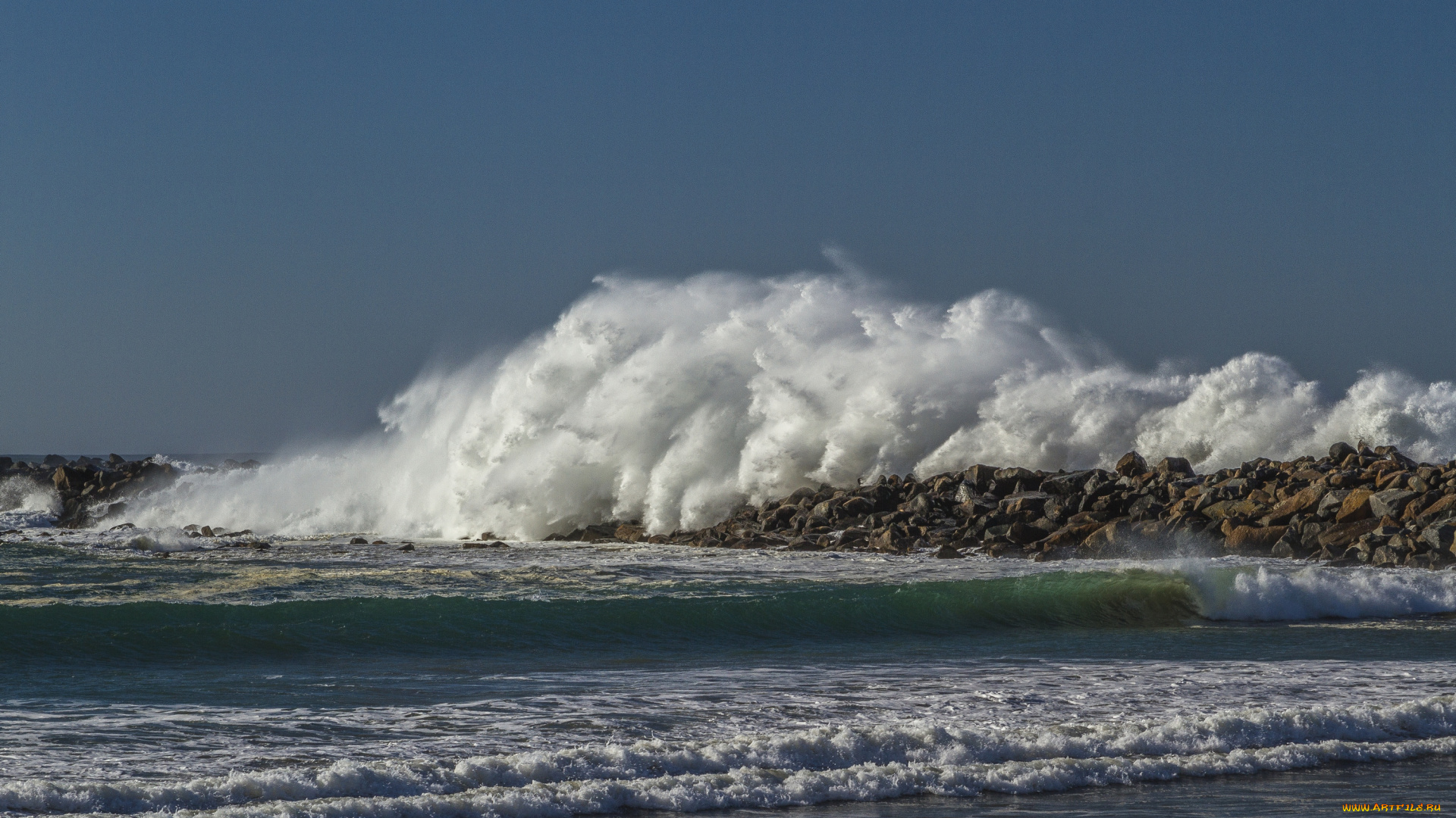 природа, стихия, океан, шторм
