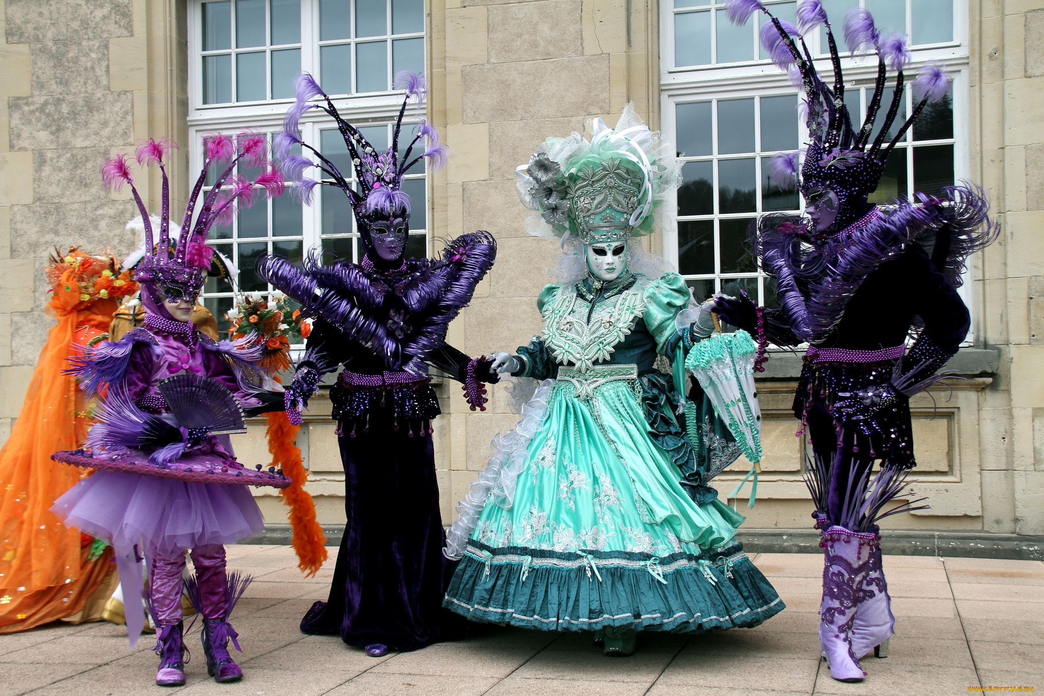 разное, маски, карнавальные, костюмы, карнавал, венеция