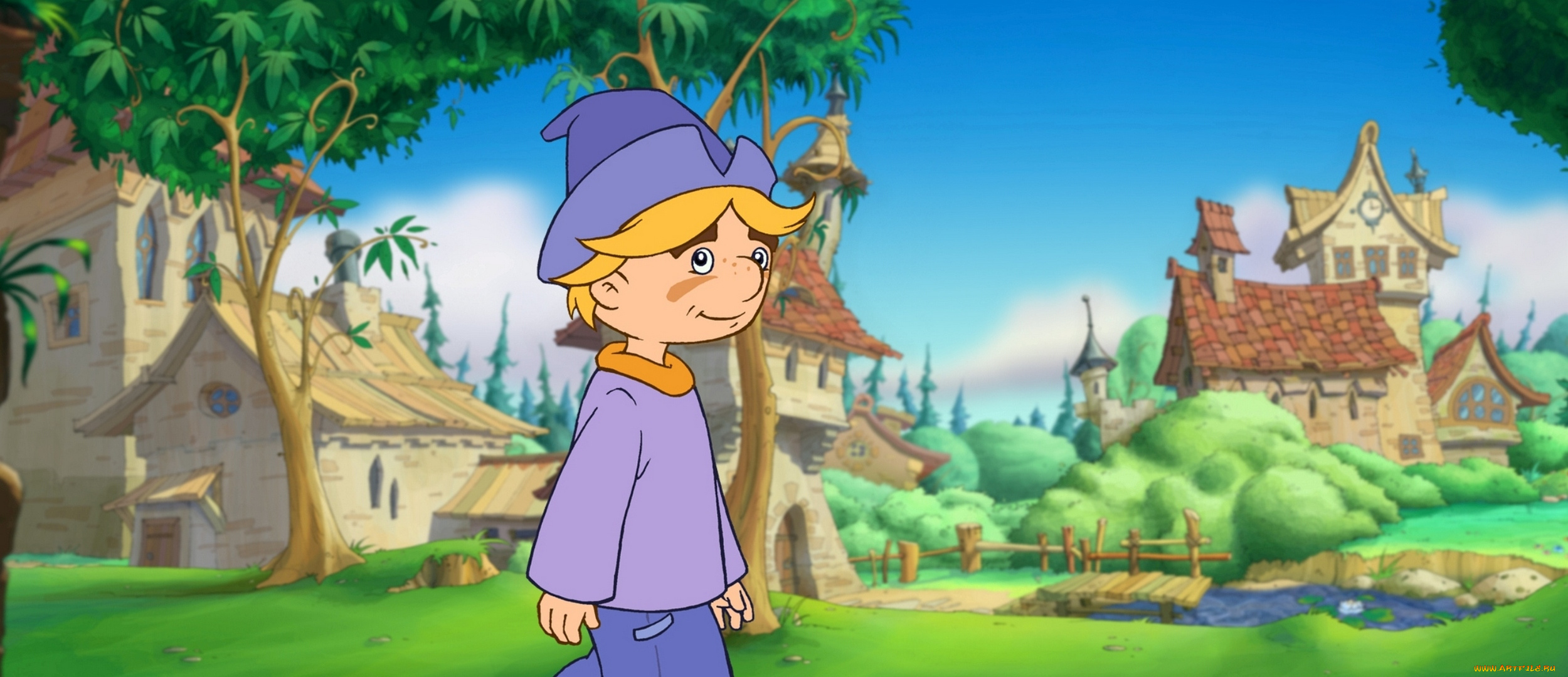 мультфильмы, как, поймать, перо, жар, птицы, мультик