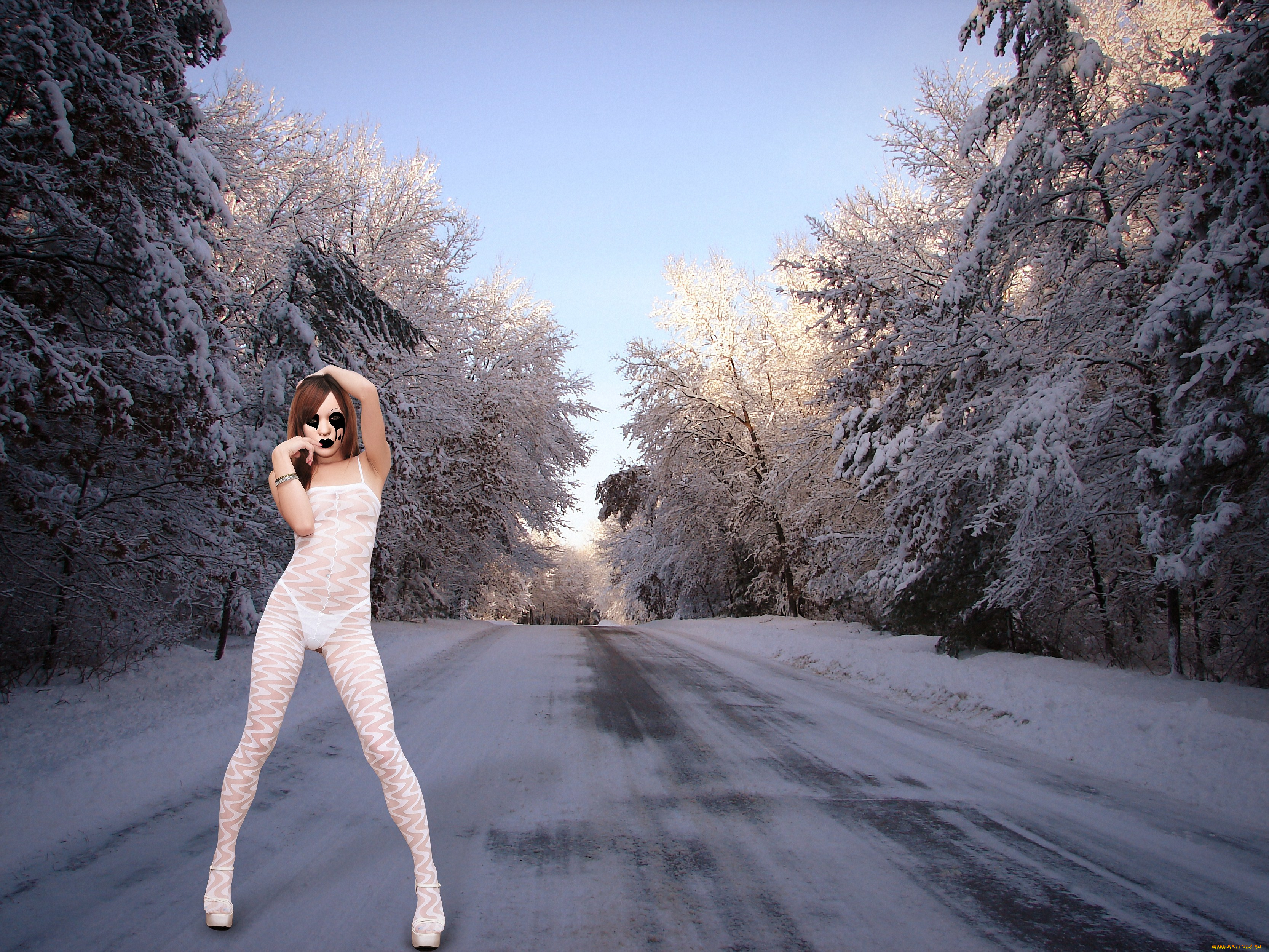 разное, компьютерный, дизайн, зима