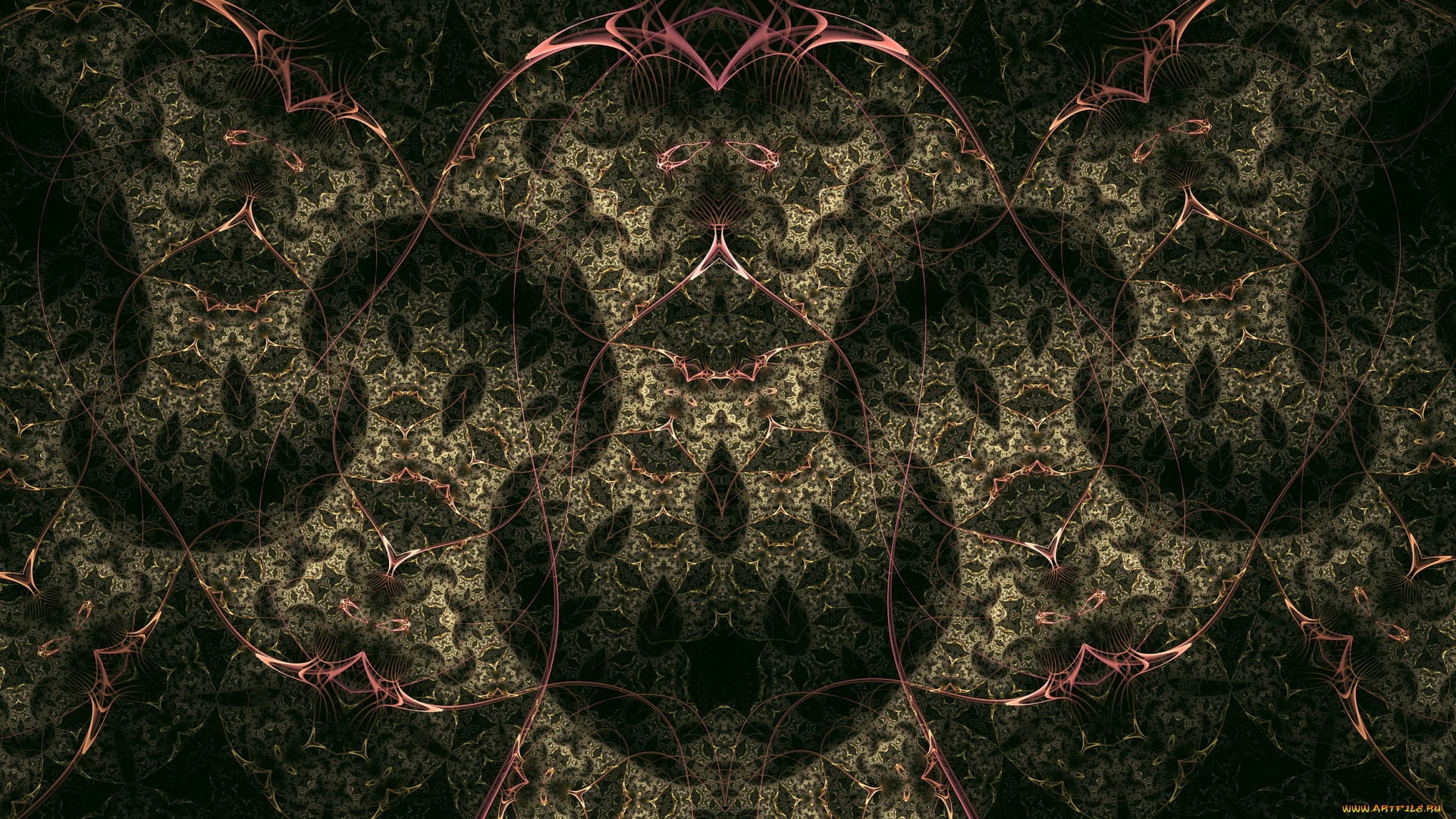 3д, графика, фантазия, , fantasy, цвета, фон, узор