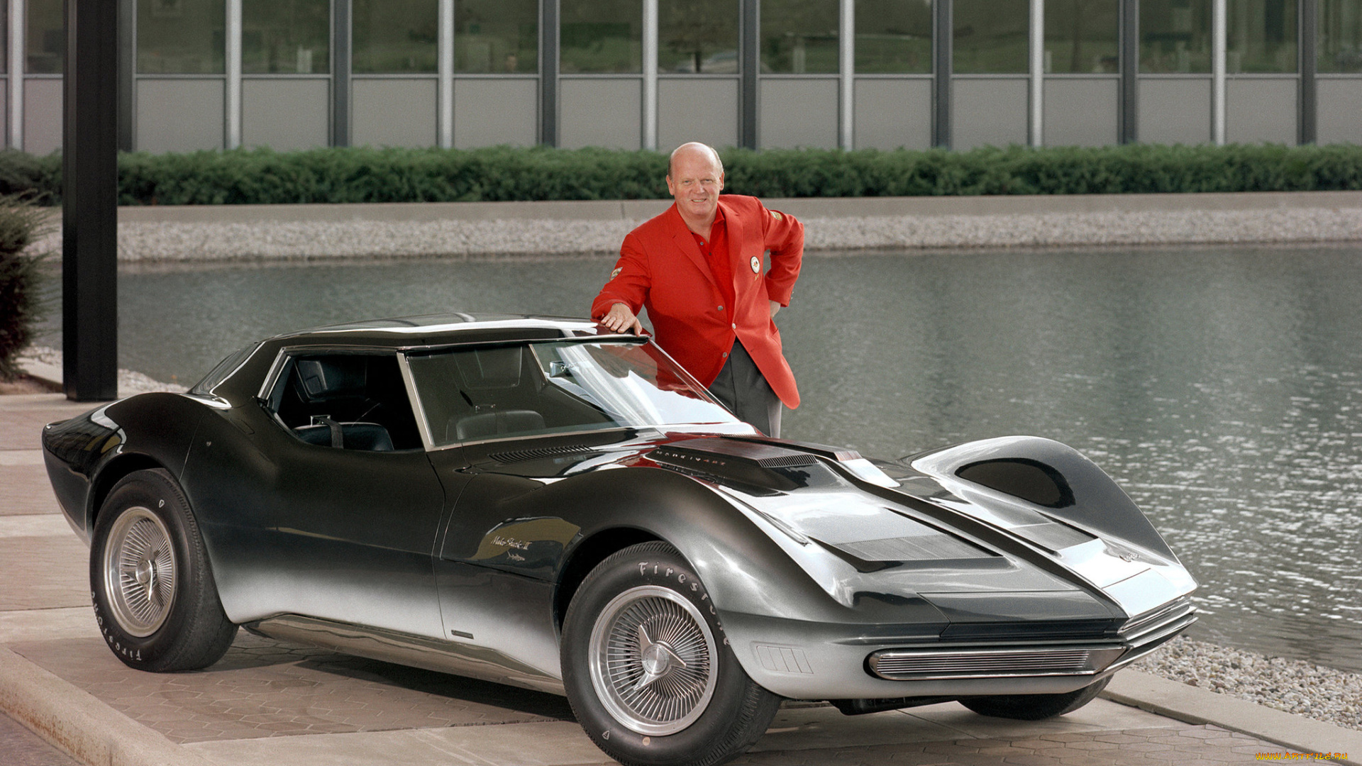 автомобили, corvette, shark, mako