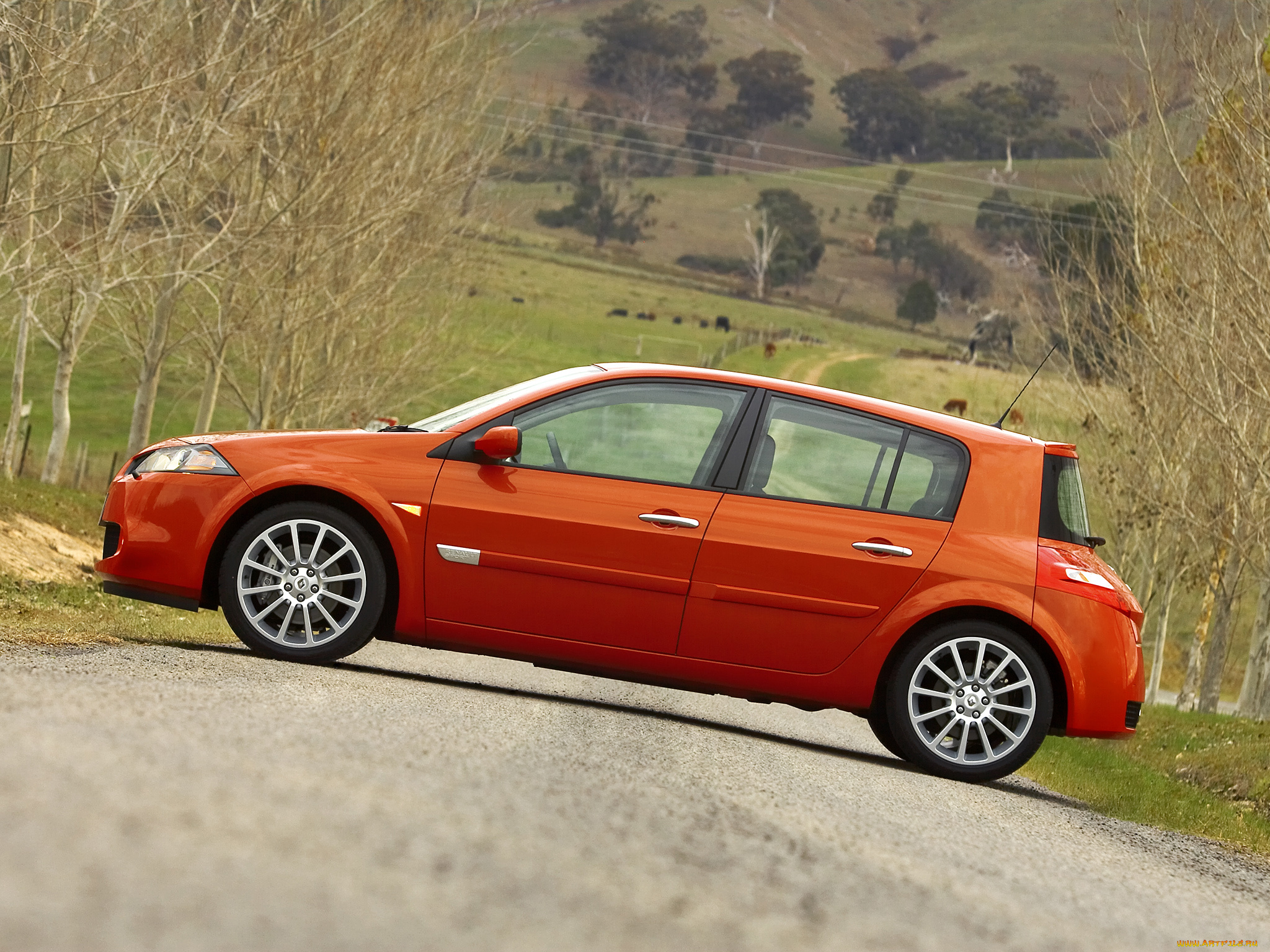 автомобили, renault, 2004г, au-spec, 5-door, rs, megane