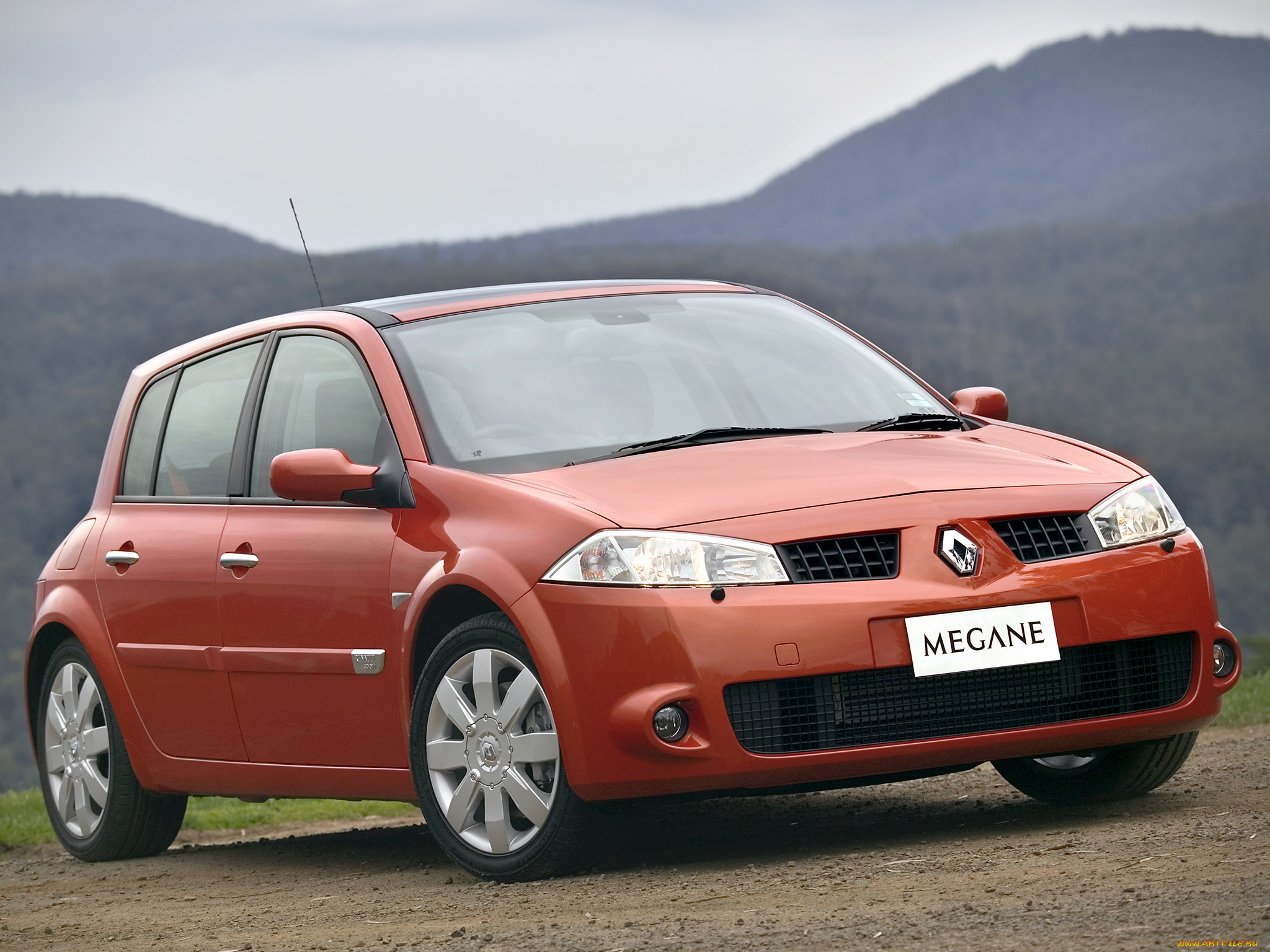 автомобили, renault, 2004г, au-spec, 5-door, rs, megane