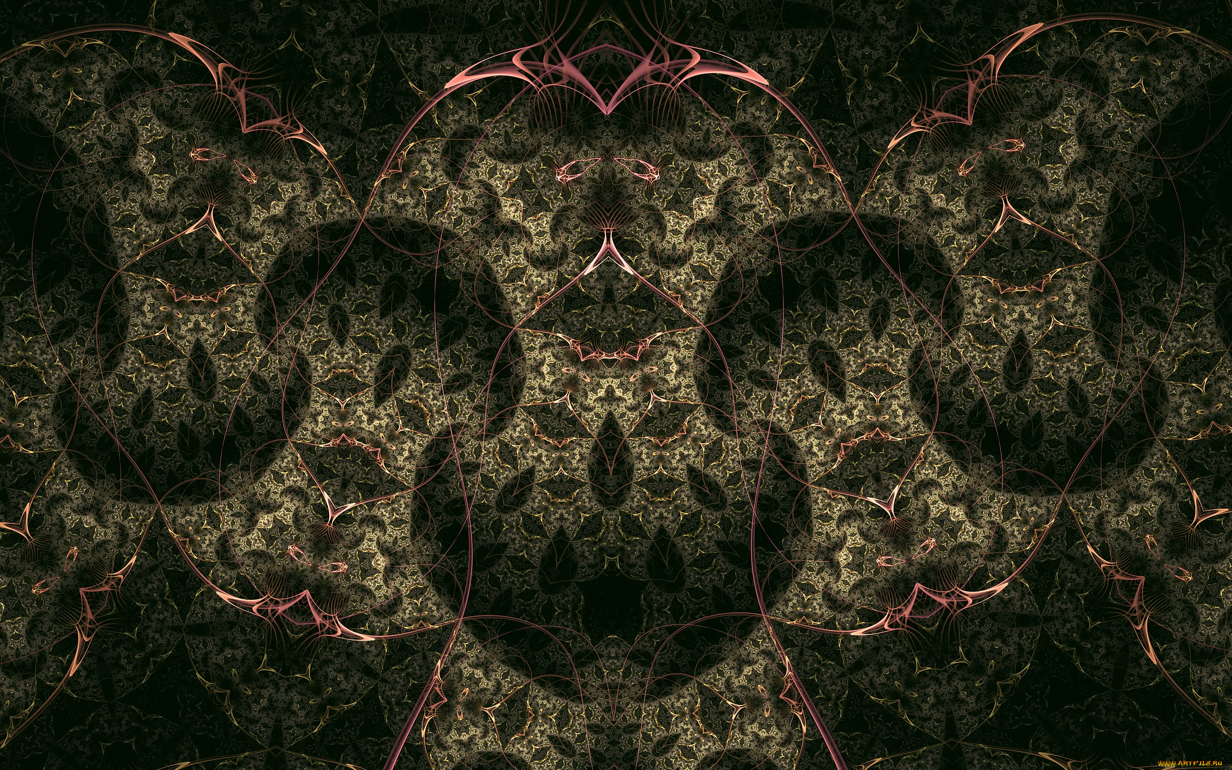 3д, графика, фантазия, , fantasy, цвета, фон, узор