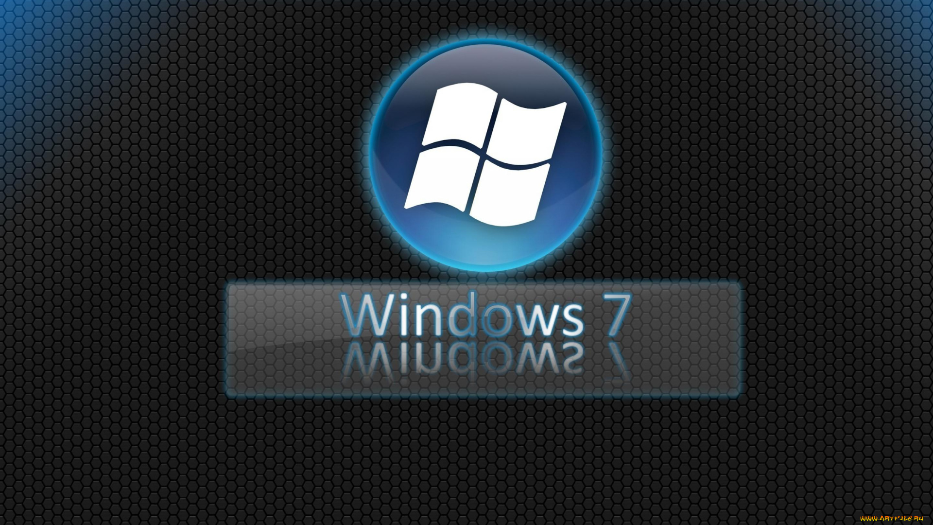 компьютеры, windows, 7, , vienna, логотип, фон
