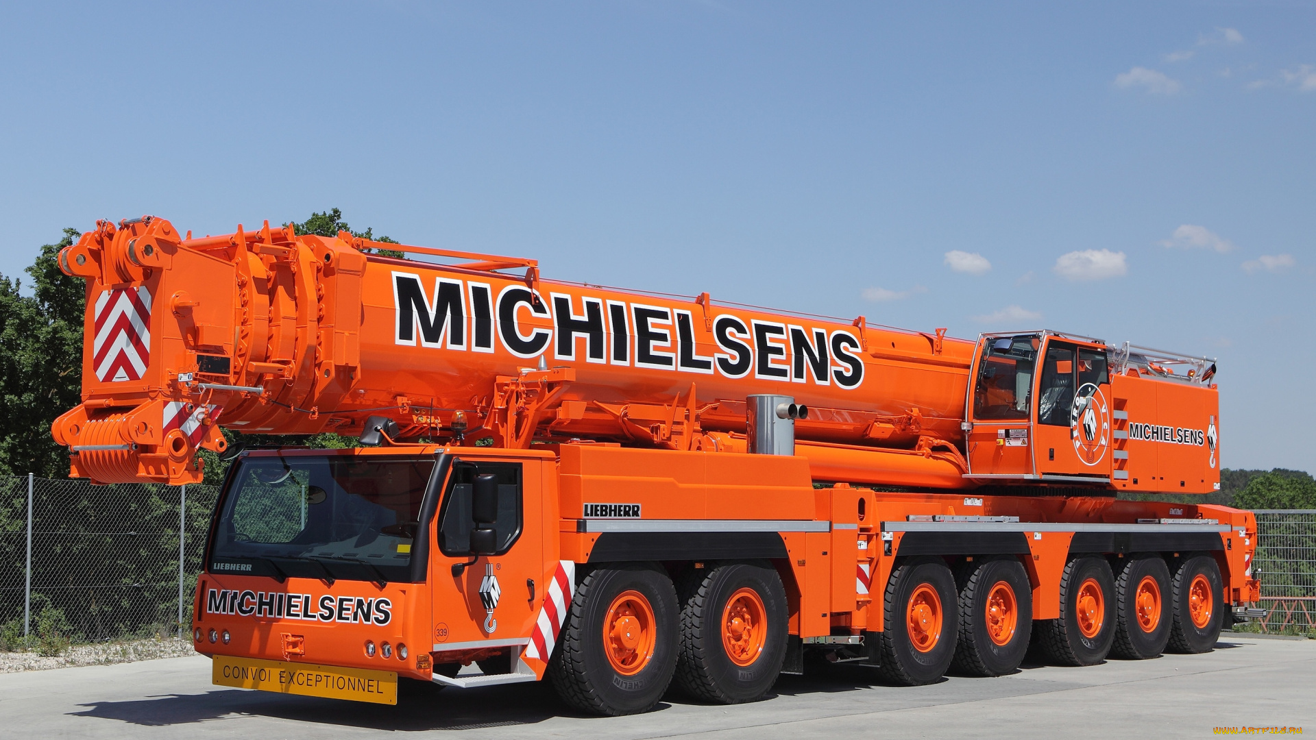 техника, краны, ltm, liebherr