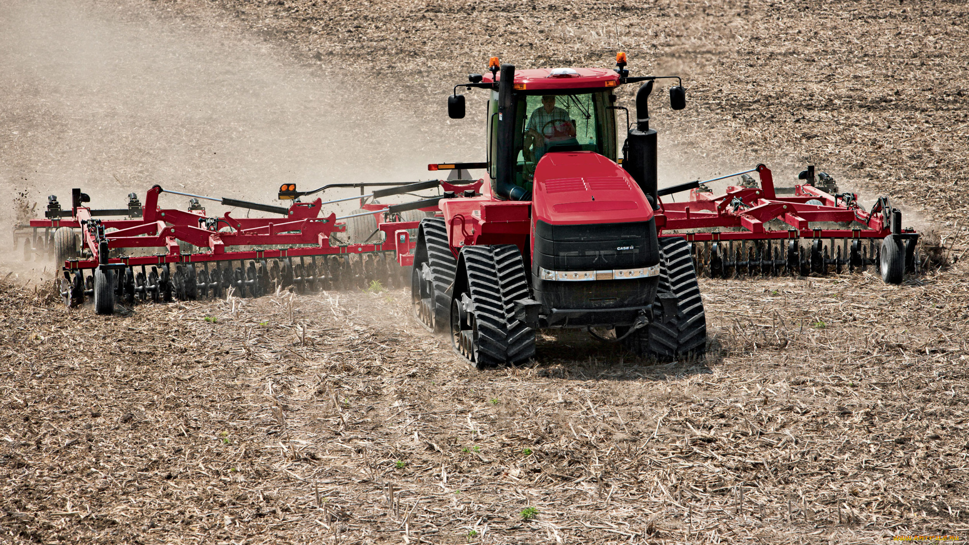 техника, тракторы, на, гусенецах, case