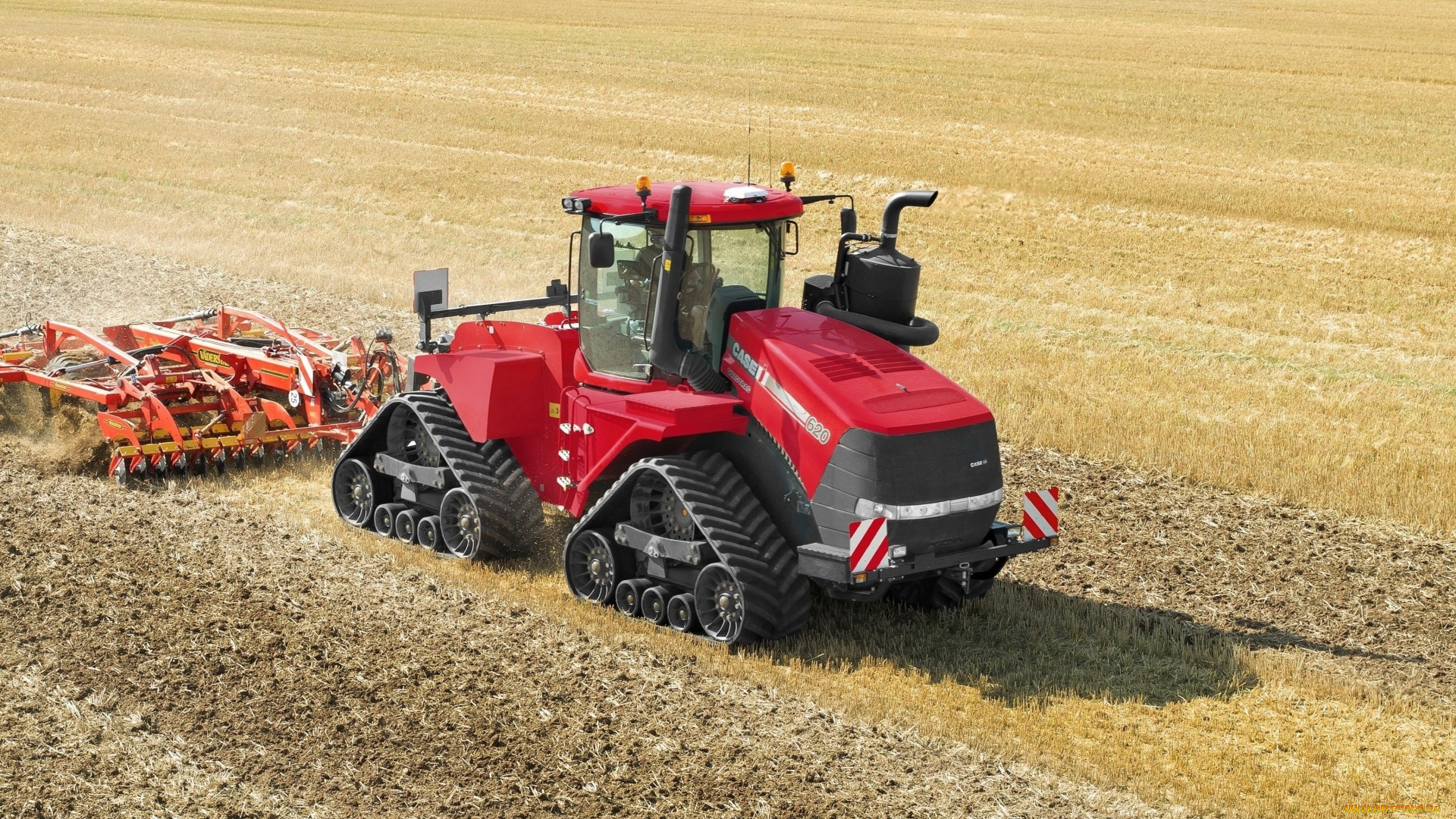 техника, тракторы, на, гусенецах, case