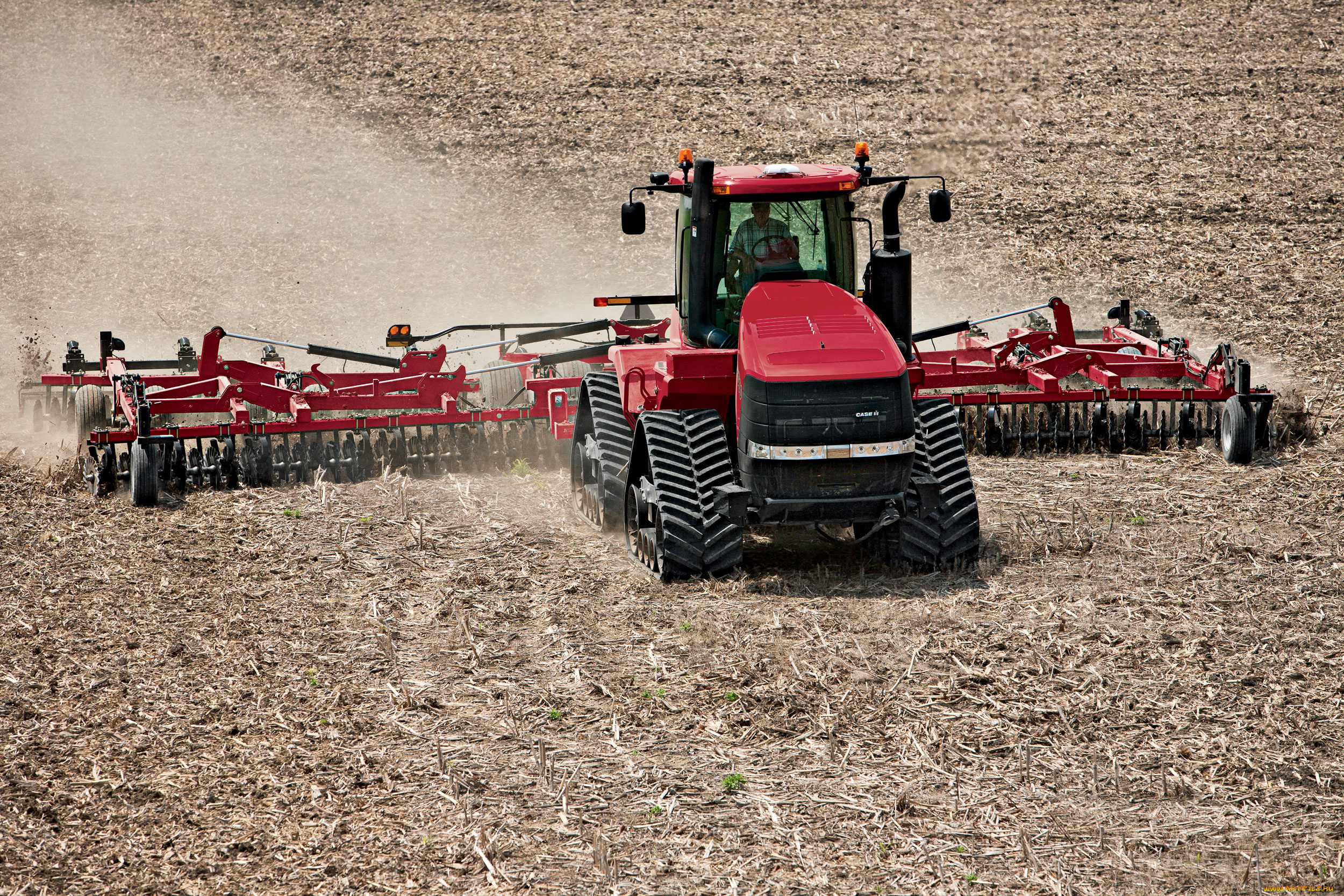 техника, тракторы, на, гусенецах, case