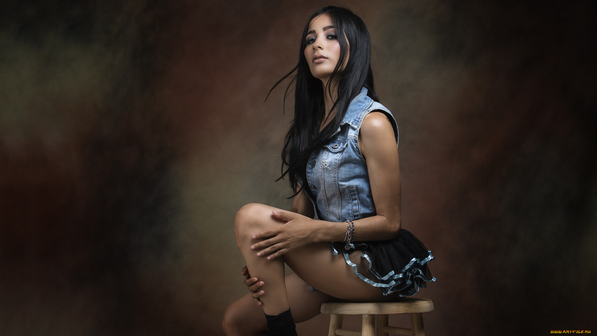 девушка, девушки, -unsort, , брюнетки, темноволосые, модель