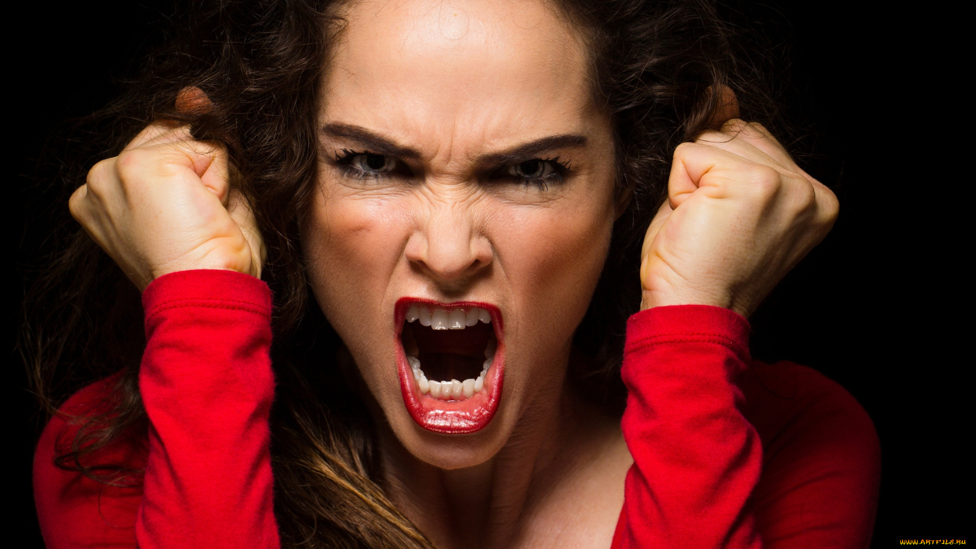 девушки, -unsort, , лица, , портреты, злость, крик, эмоции, лицо, шатенка