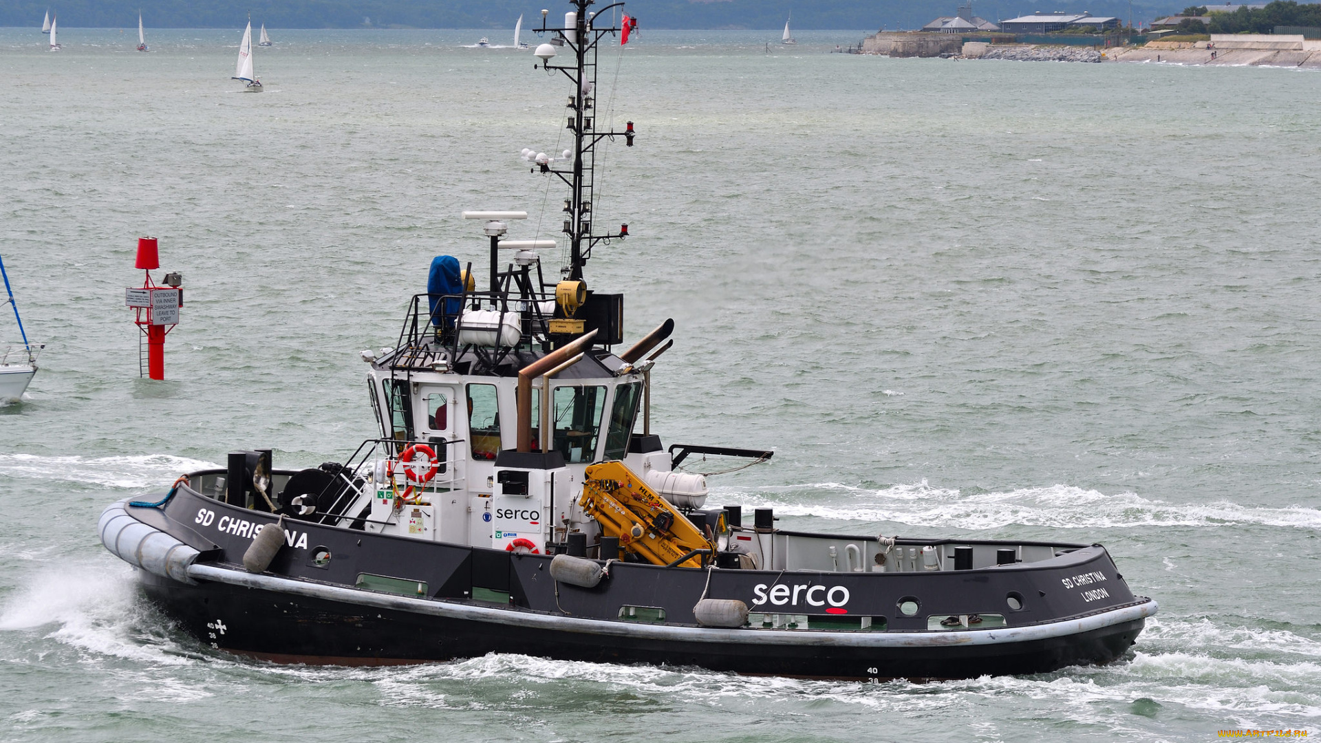 корабли, баркасы, , , буксиры, буксир