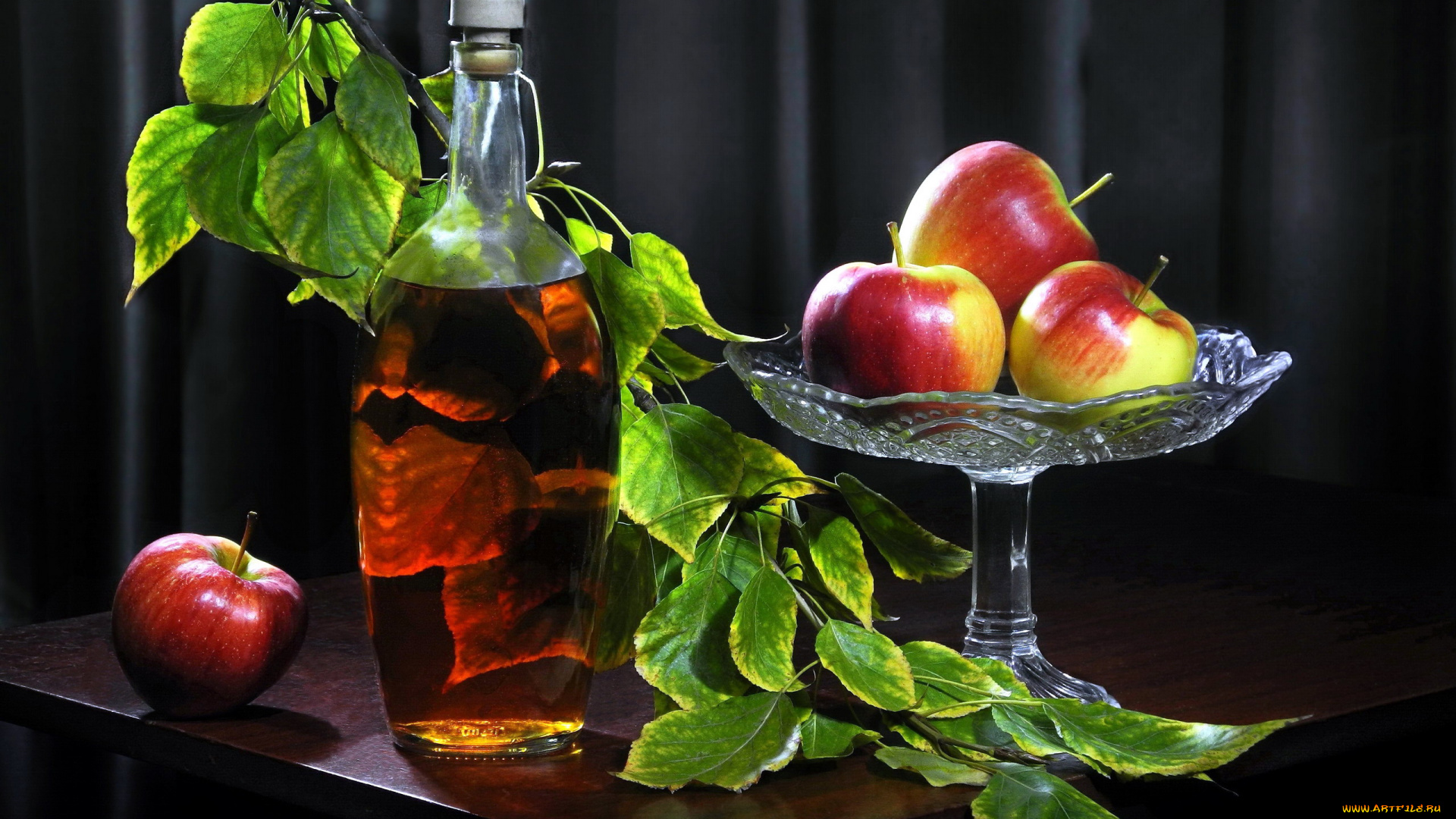 еда, напитки, , сок, ветка, яблоки, бутылка, сок