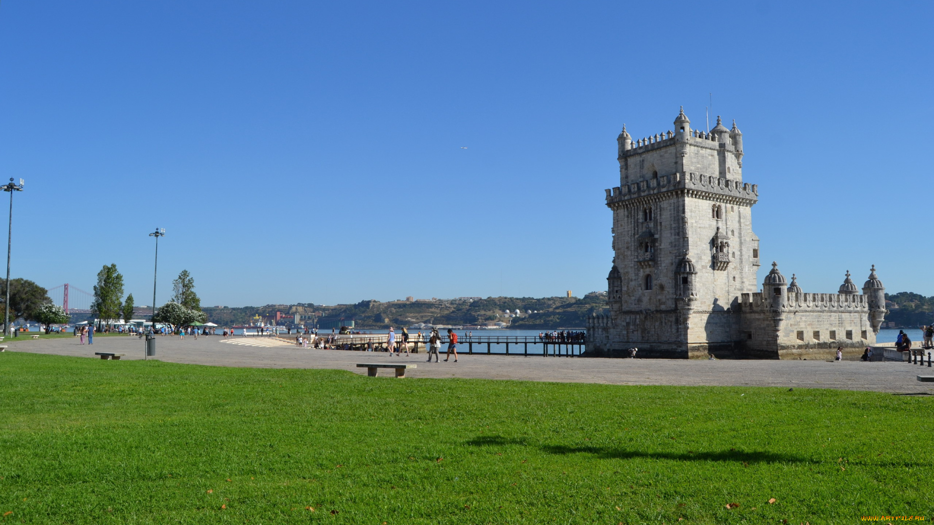 города, лиссабон, , португалия, крепость