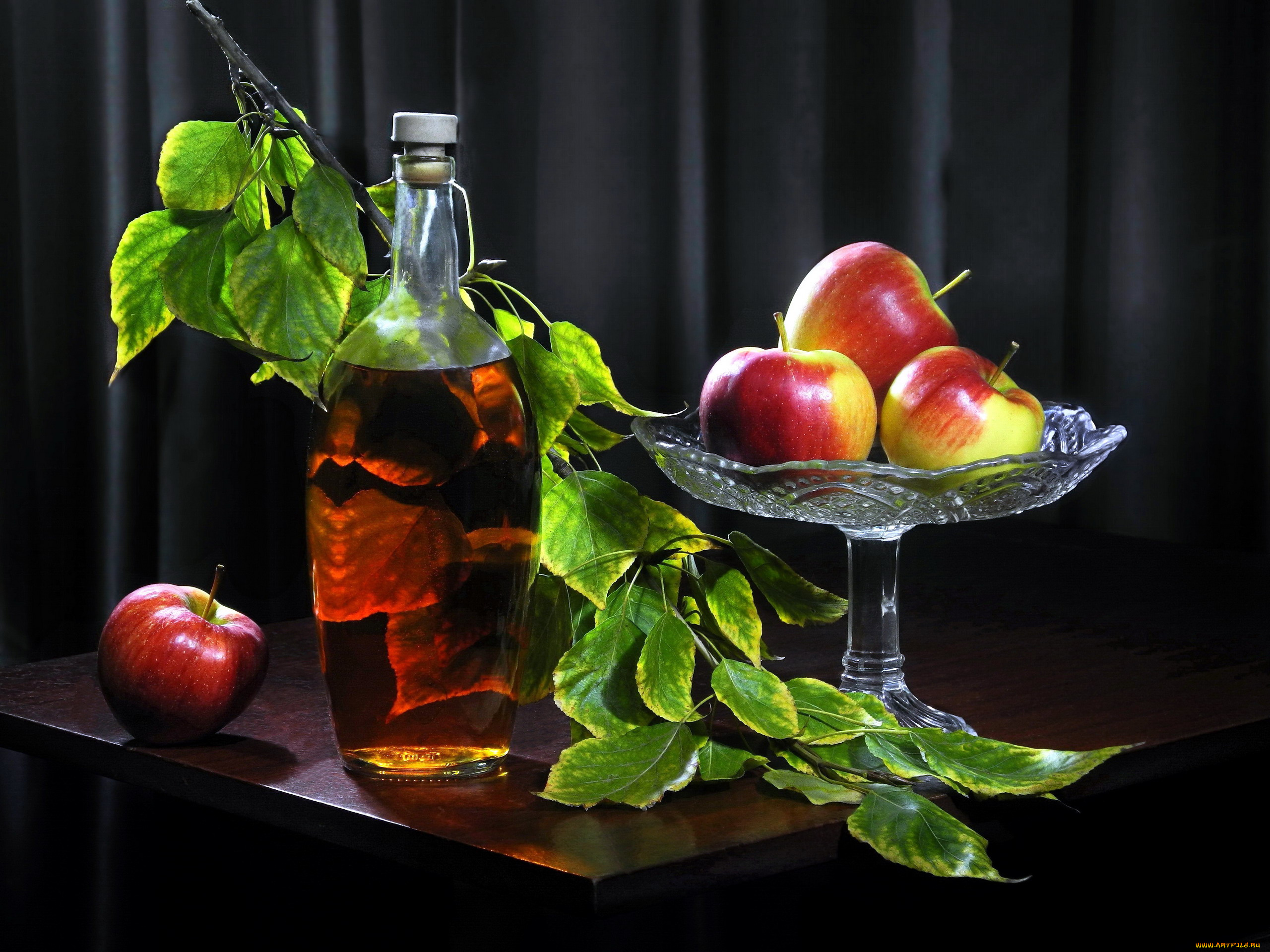 еда, напитки, , сок, ветка, яблоки, бутылка, сок